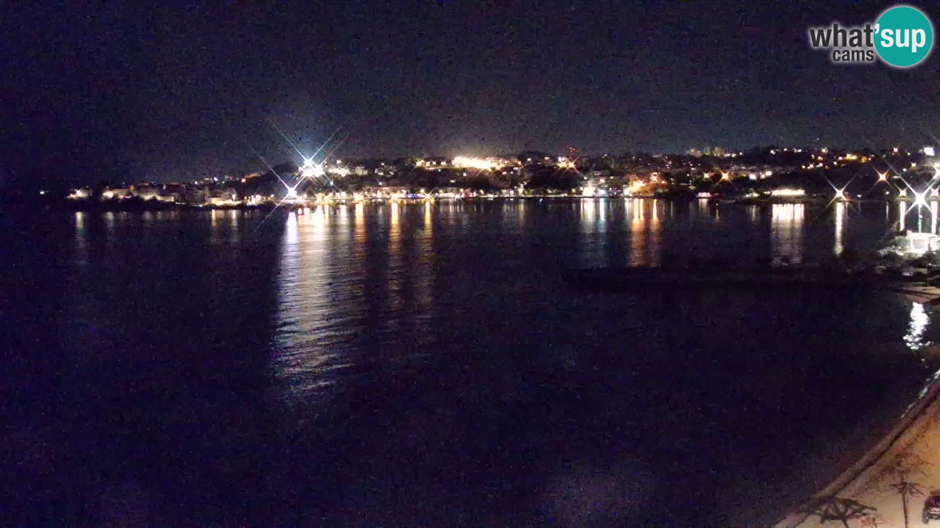 Webcam plage de Podstrana – Vue en direct depuis Hotel Split