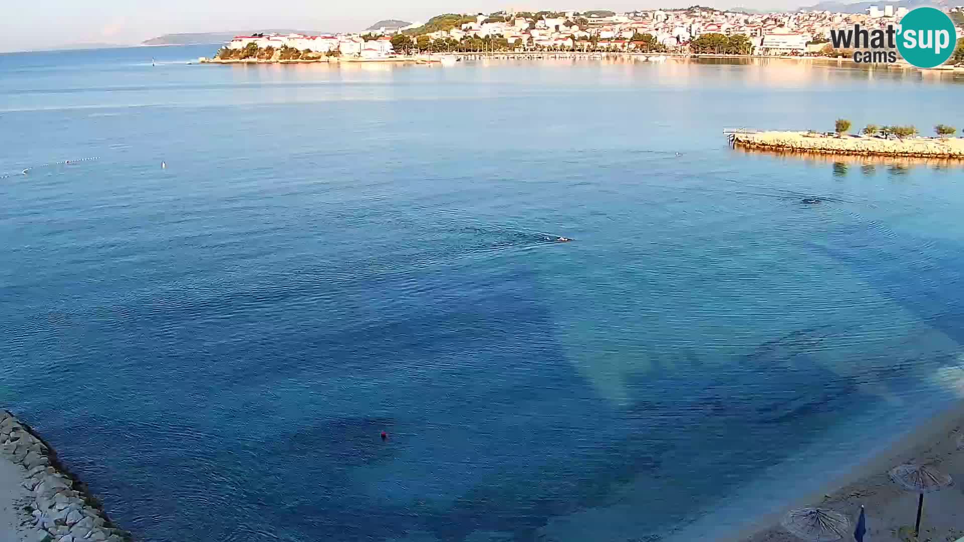 Webcam Playa de Podstrana – Vista en directo desde Hotel Split