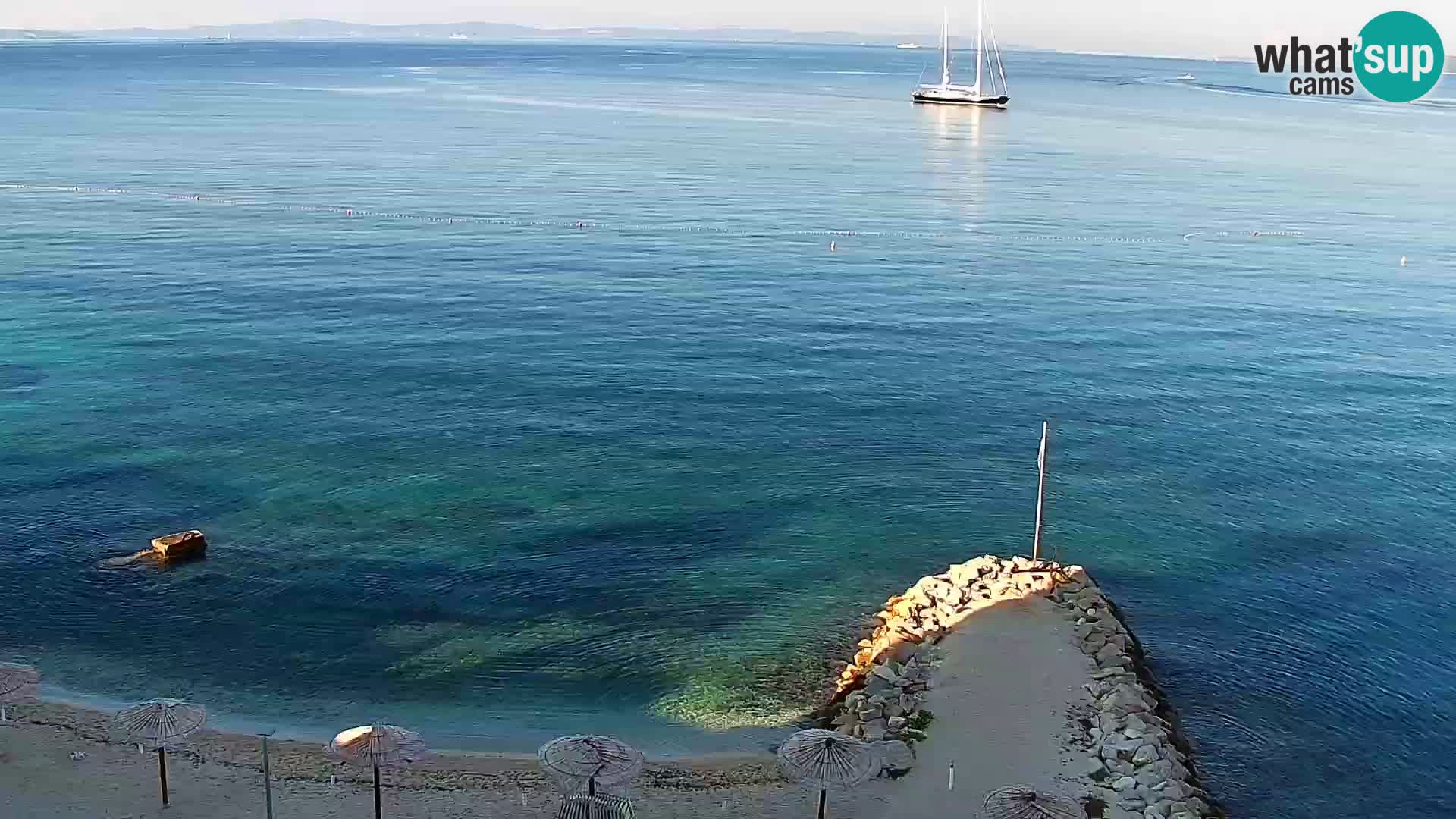 Podstrana Strand Webcam – Liveblick vom Hotel Split