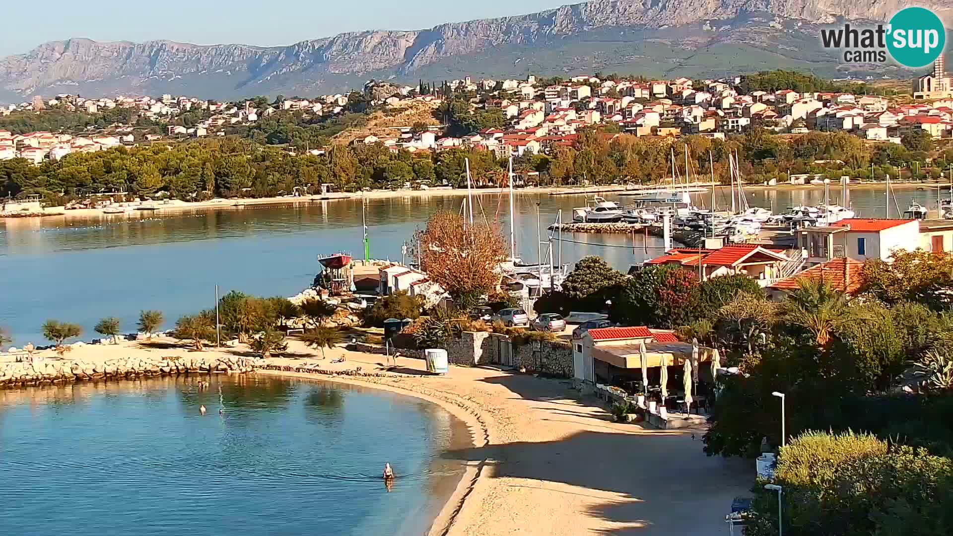 Webcam Playa de Podstrana – Vista en directo desde Hotel Split