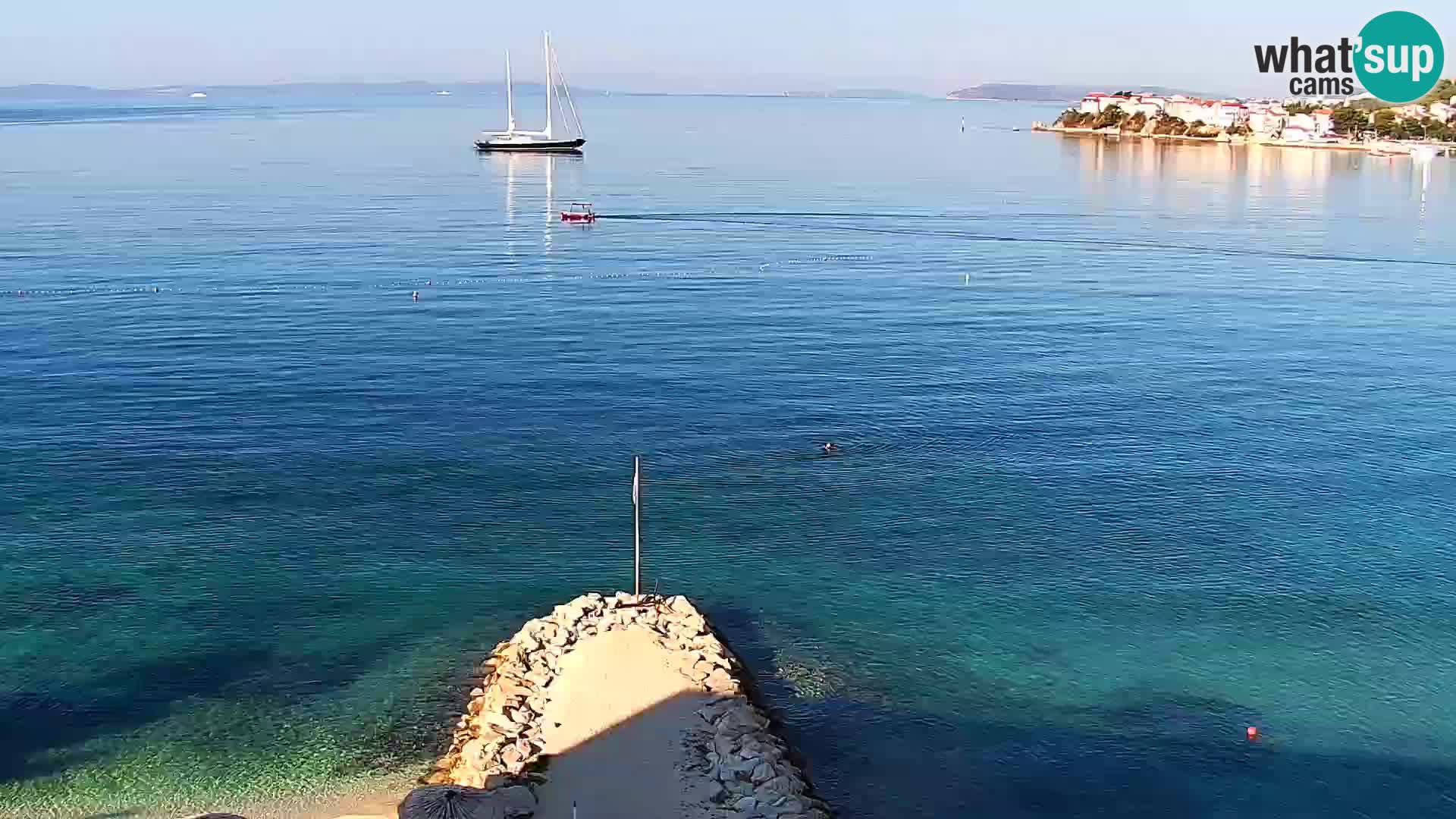 Webcam Playa de Podstrana – Vista en directo desde Hotel Split