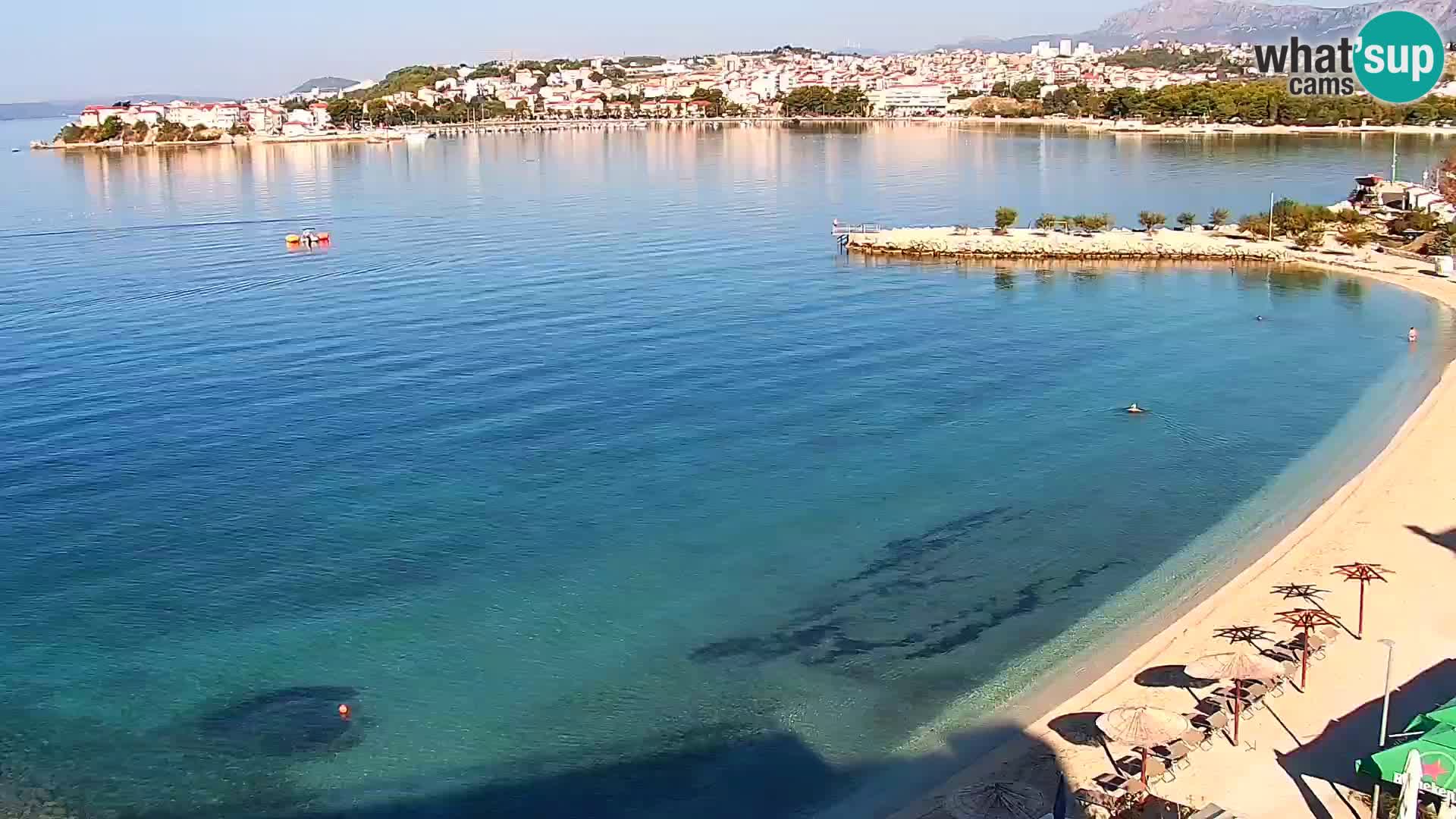 Webcam Playa de Podstrana – Vista en directo desde Hotel Split