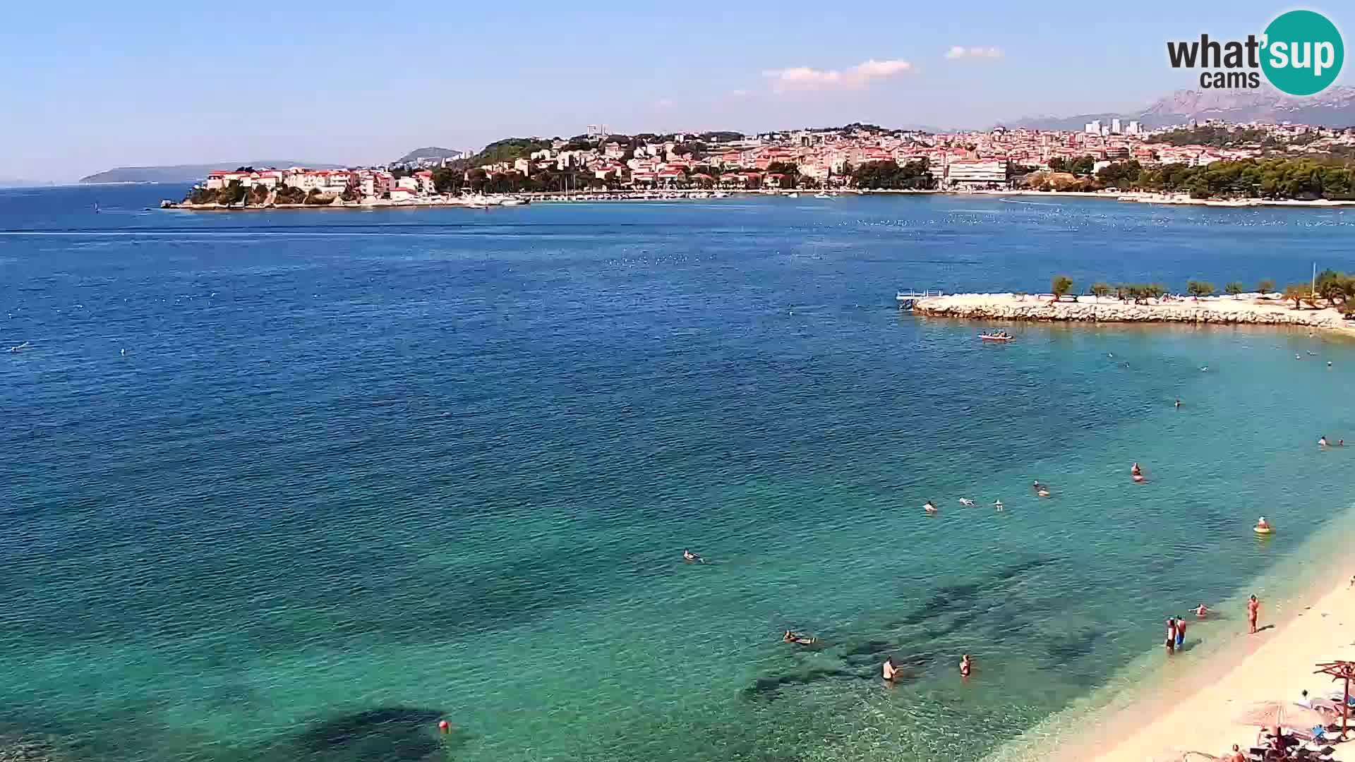Webcam plage de Podstrana – Vue en direct depuis Hotel Split