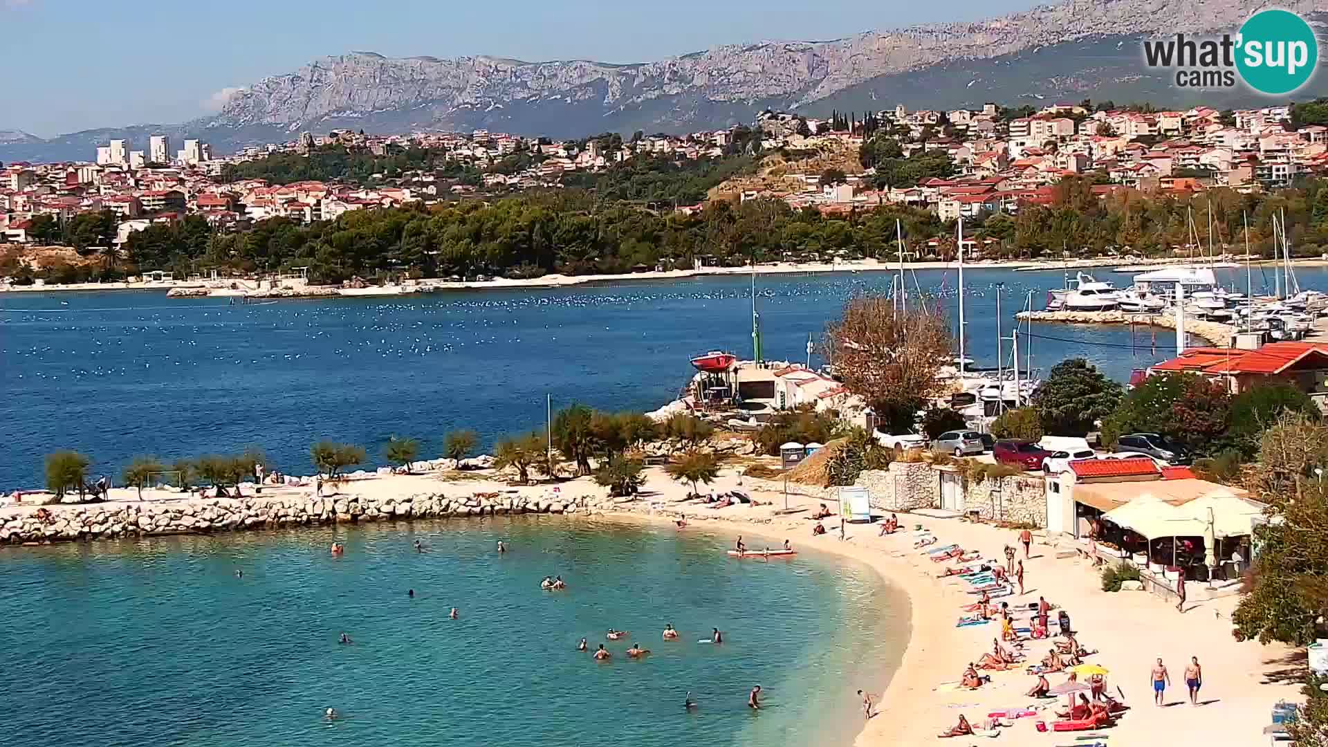 Webcam plage de Podstrana – Vue en direct depuis Hotel Split