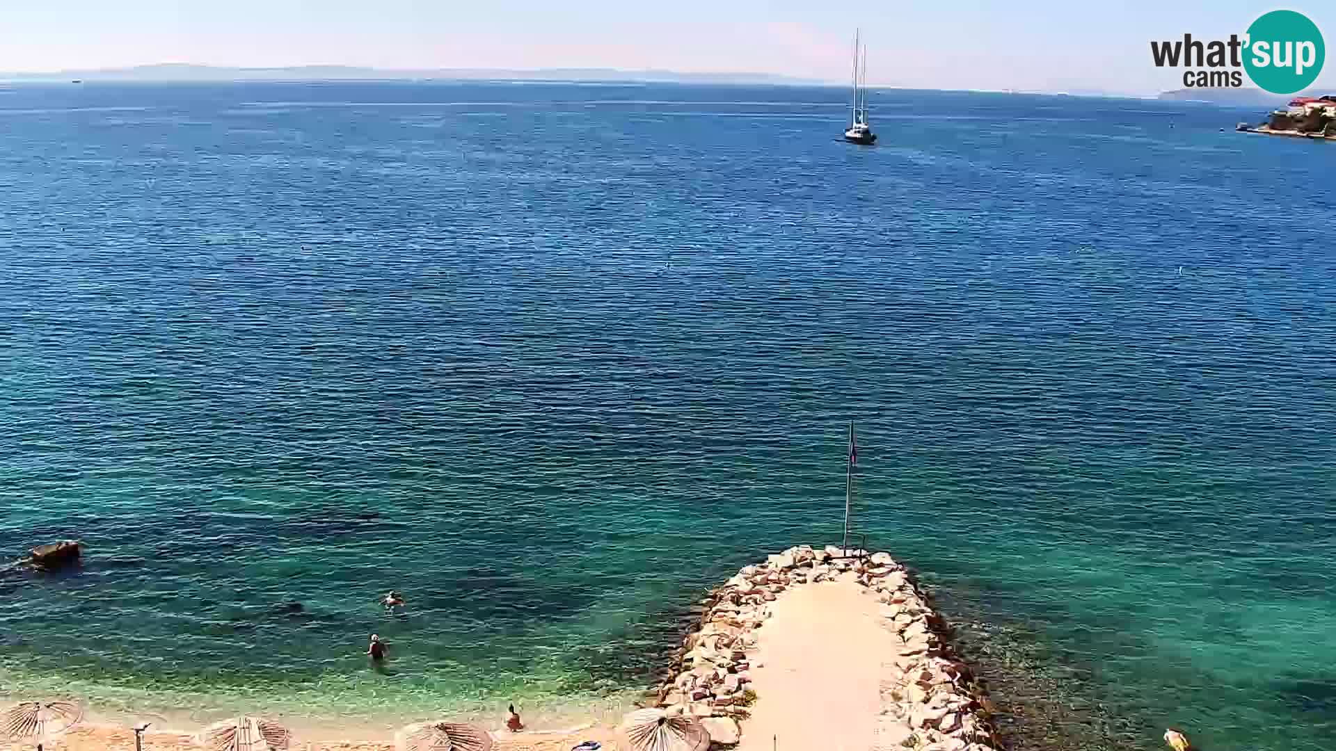 Podstrana Beach Webcam – Live View from Hotel Split