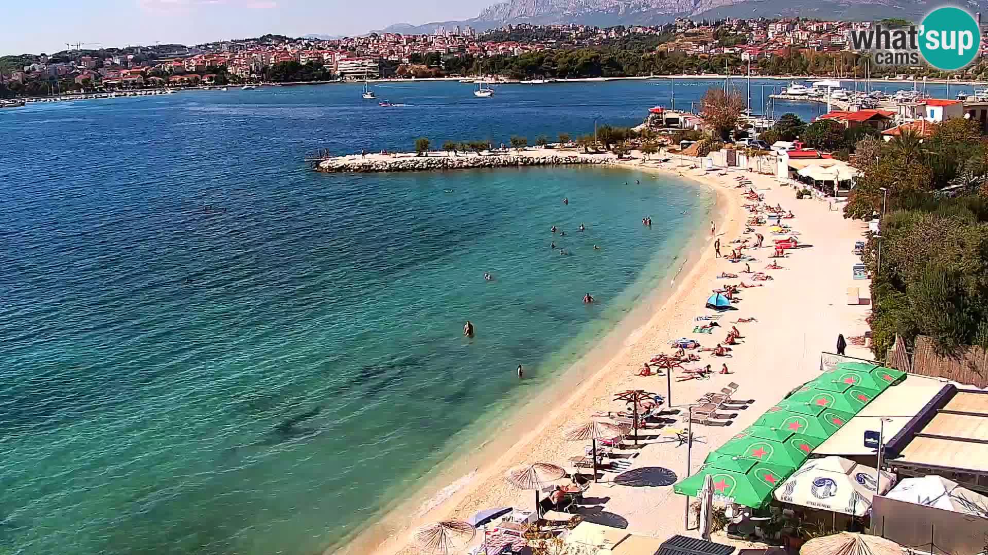 Podstrana Strand Webcam – Liveblick vom Hotel Split