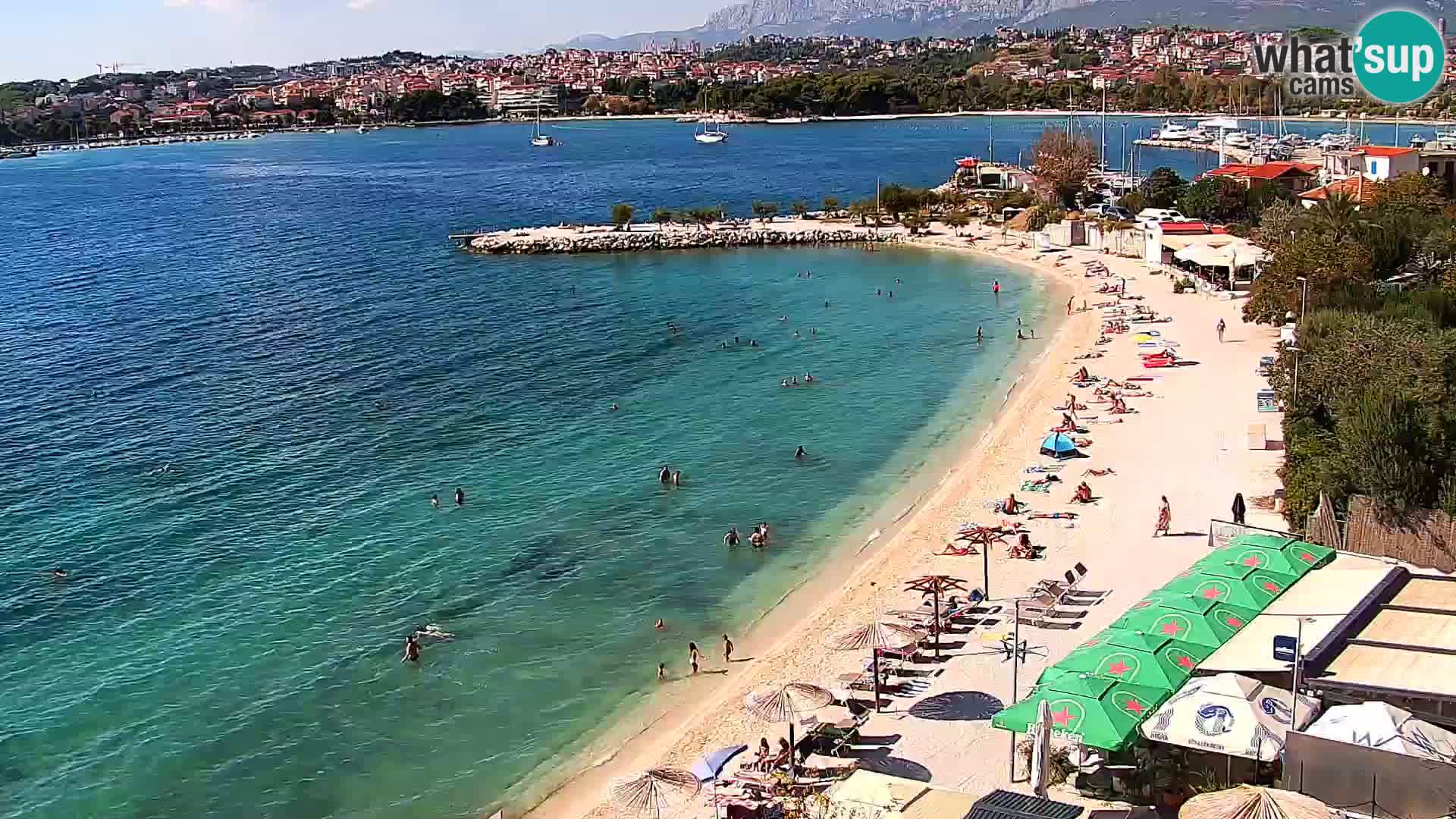 Podstrana Strand Webcam – Liveblick vom Hotel Split