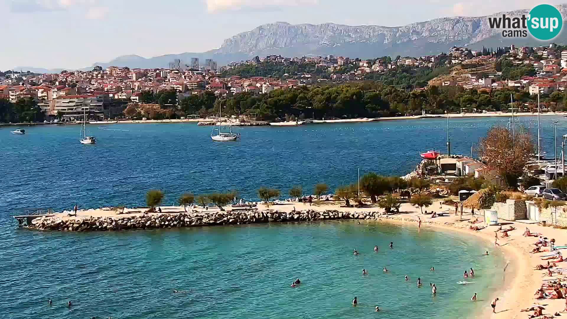 Webcam plage de Podstrana – Vue en direct depuis Hotel Split