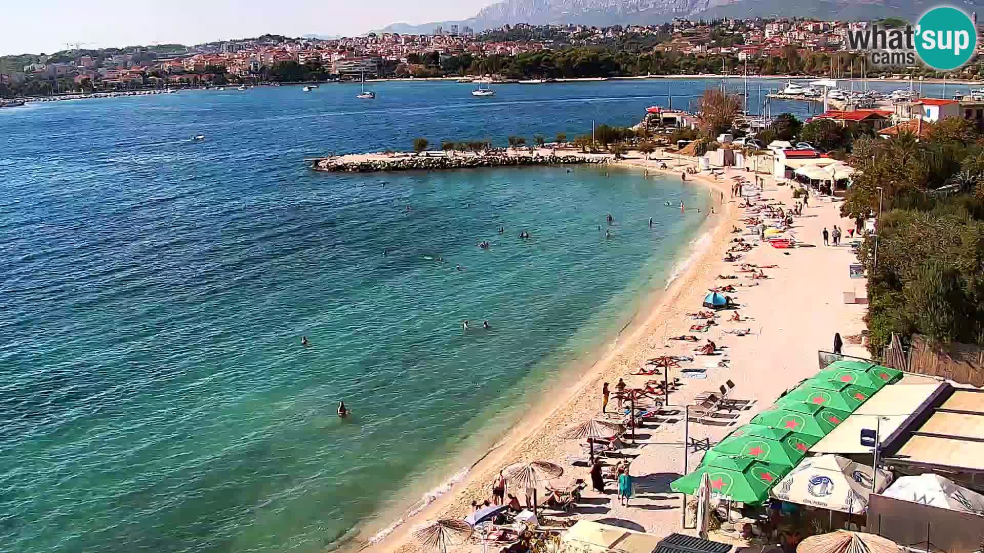 Podstrana Strand Webcam – Liveblick vom Hotel Split