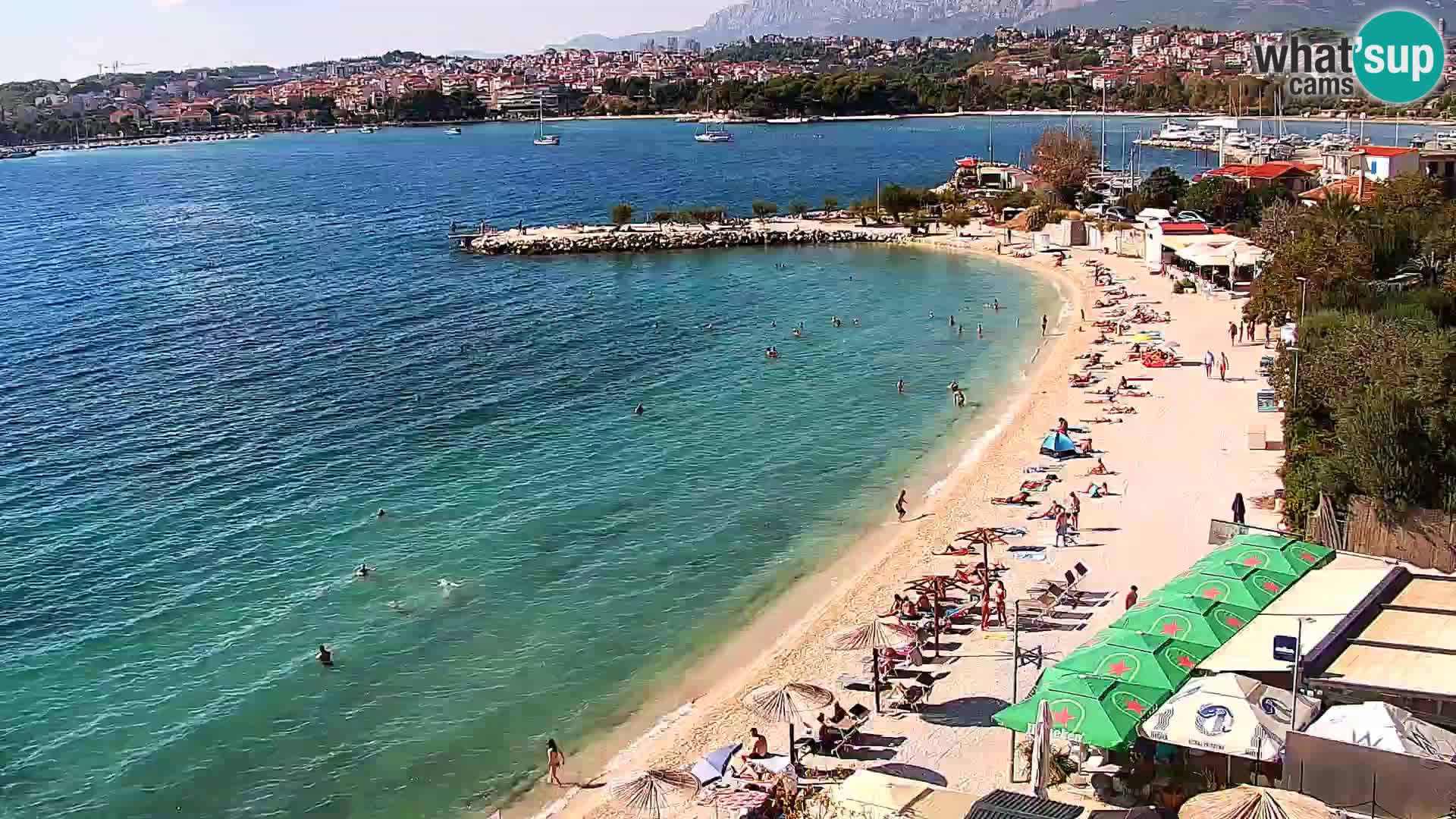 Webcam Playa de Podstrana – Vista en directo desde Hotel Split