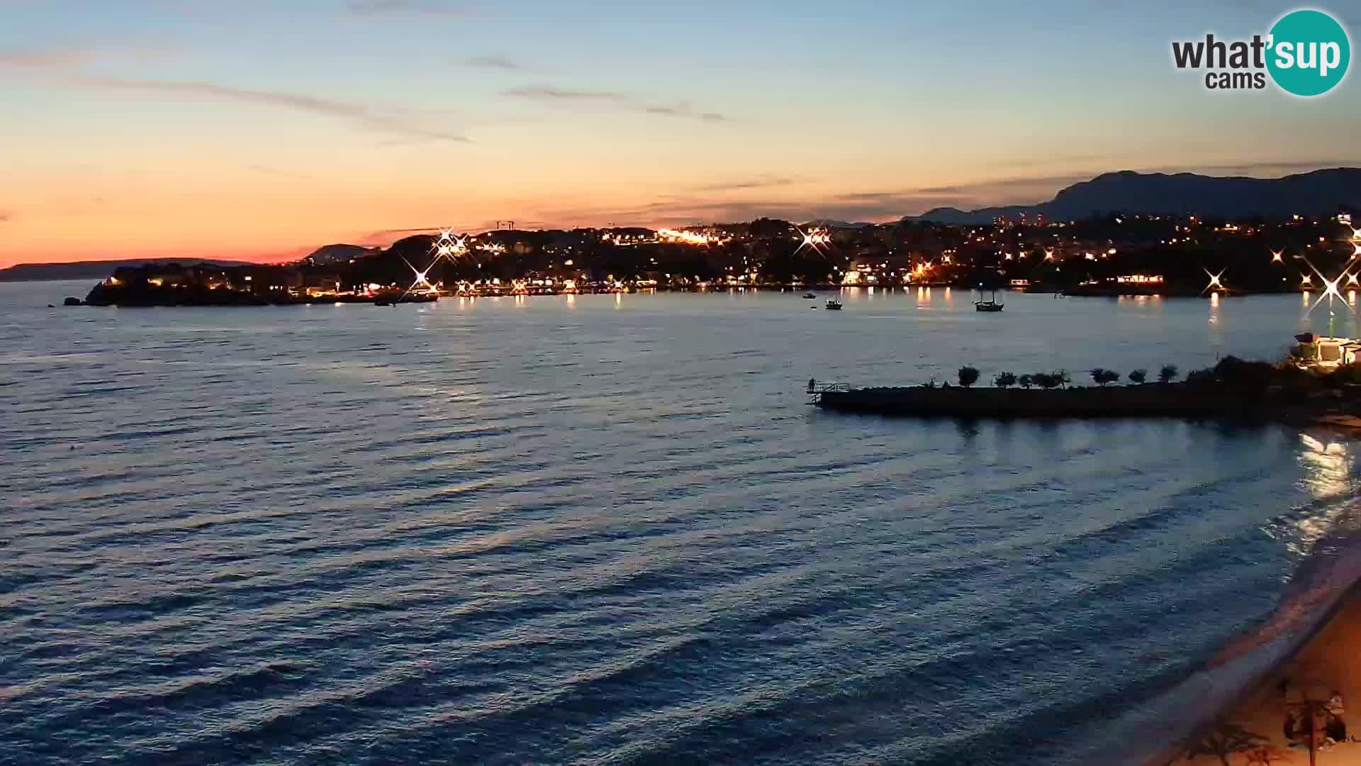 Podstrana Beach Webcam – Live View from Hotel Split
