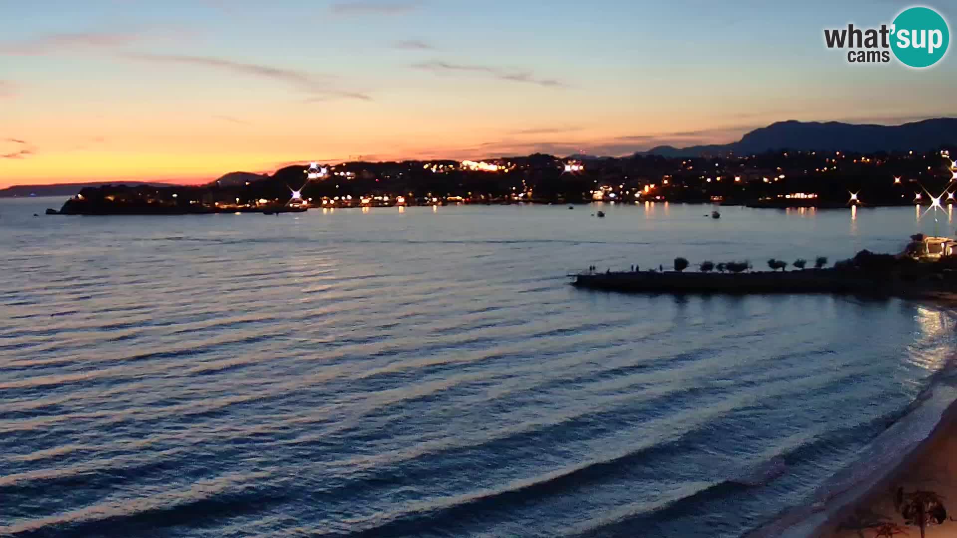 Webcam plage de Podstrana – Vue en direct depuis Hotel Split