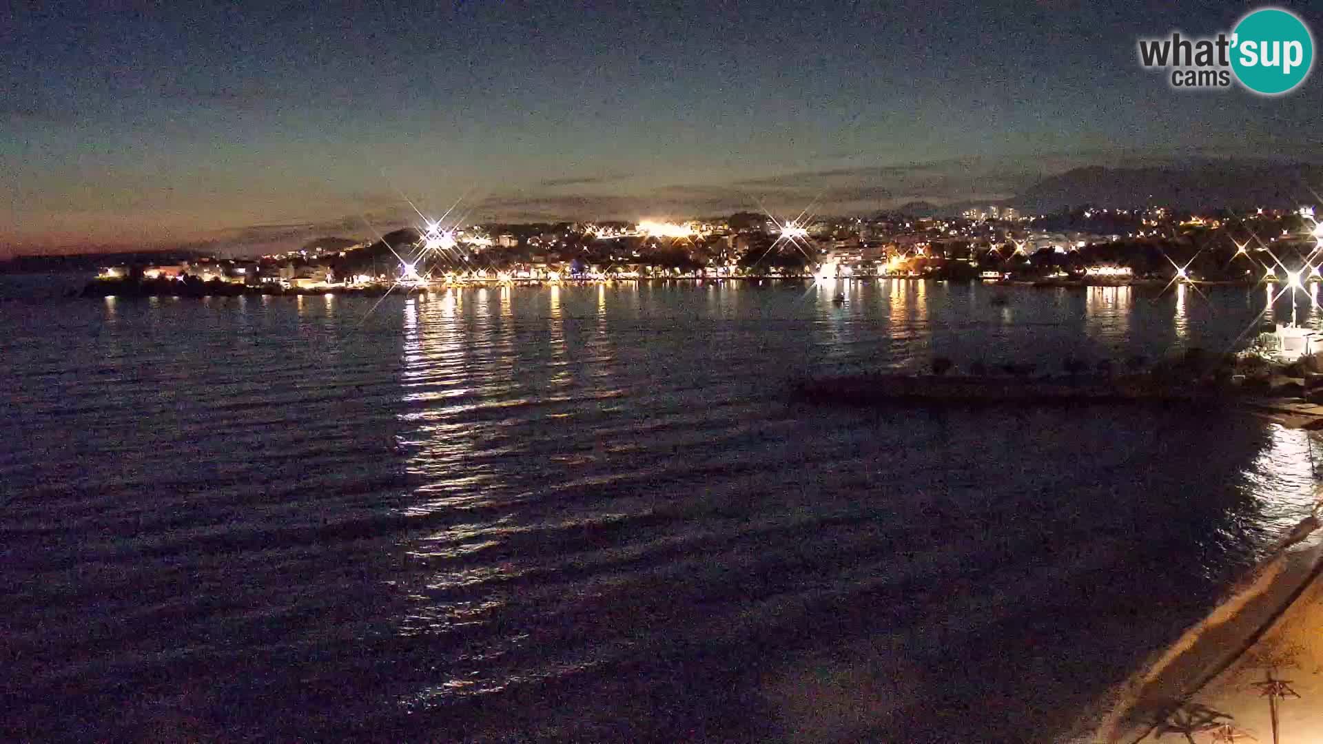 Podstrana Strand Webcam – Liveblick vom Hotel Split