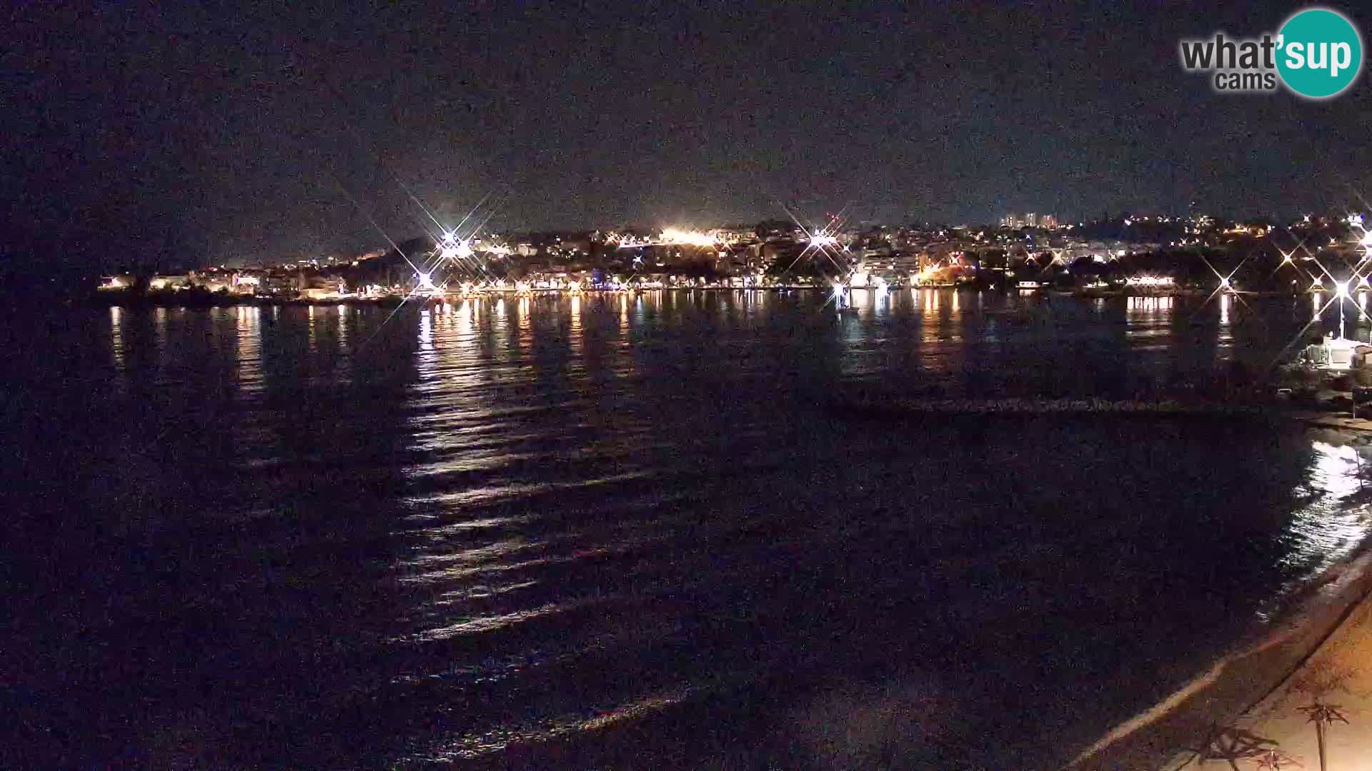 Webcam Playa de Podstrana – Vista en directo desde Hotel Split