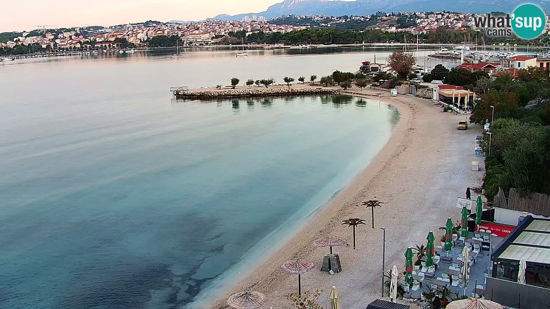 Webcam plage de Podstrana – Vue en direct depuis Hotel Split