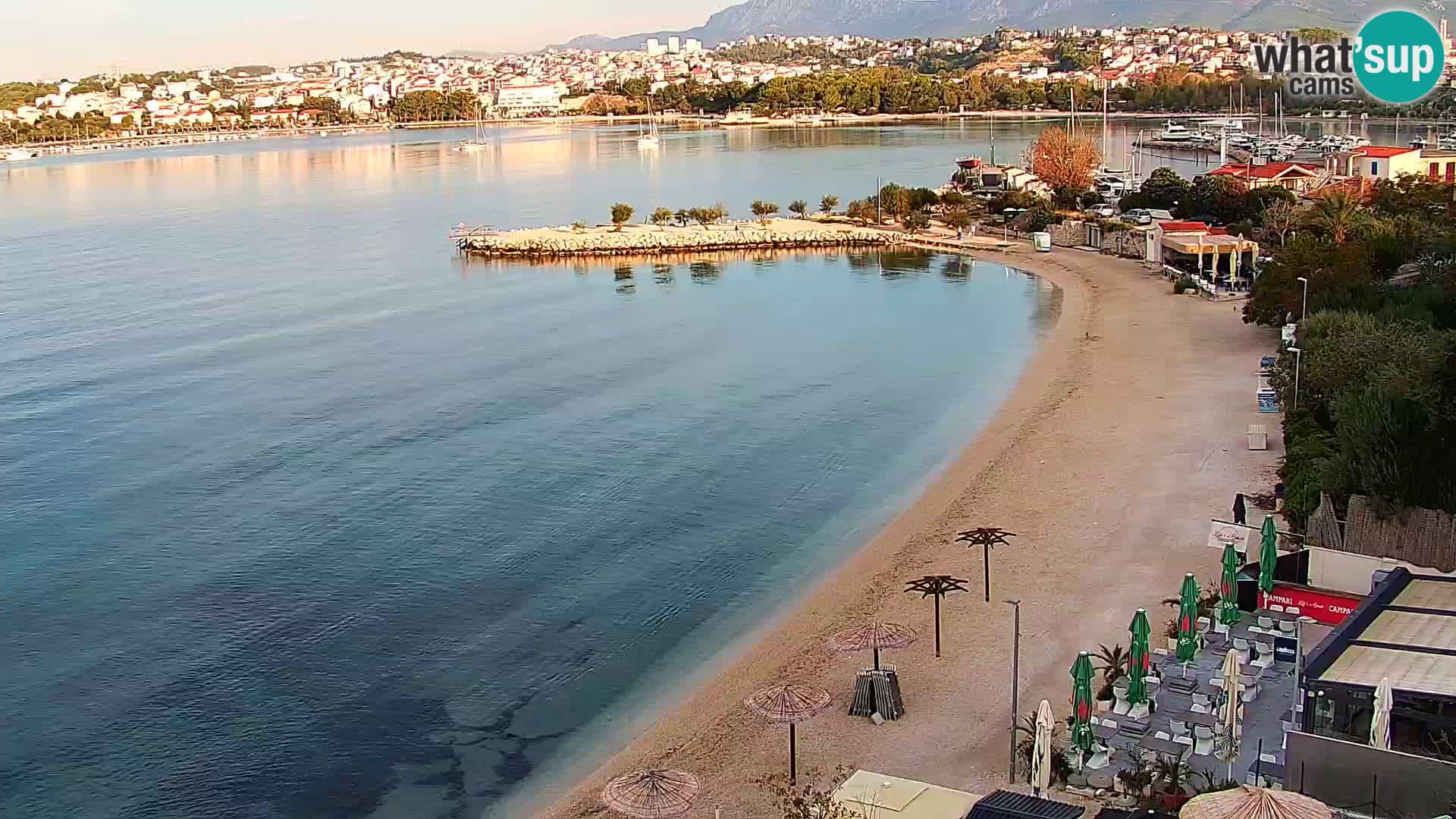 Webcam plage de Podstrana – Vue en direct depuis Hotel Split