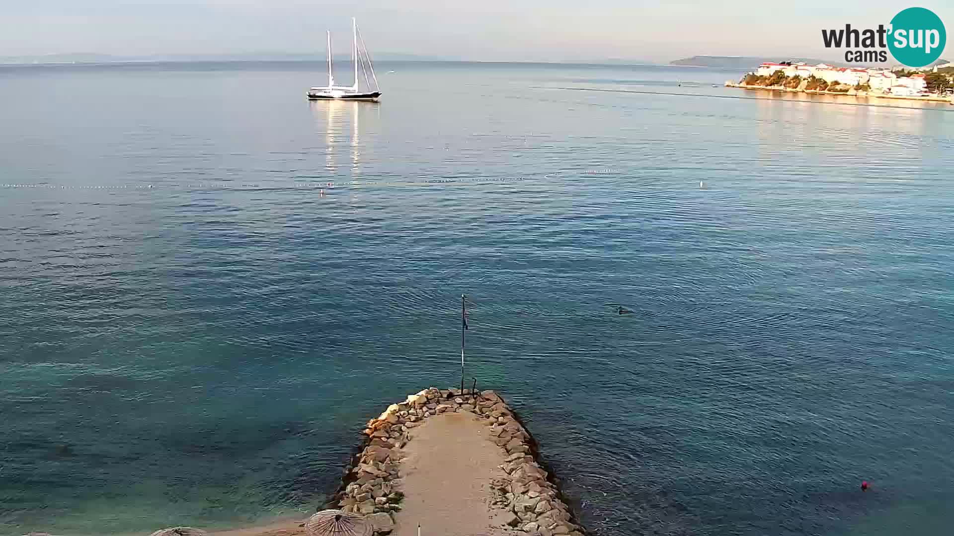 Podstrana Strand Webcam – Liveblick vom Hotel Split