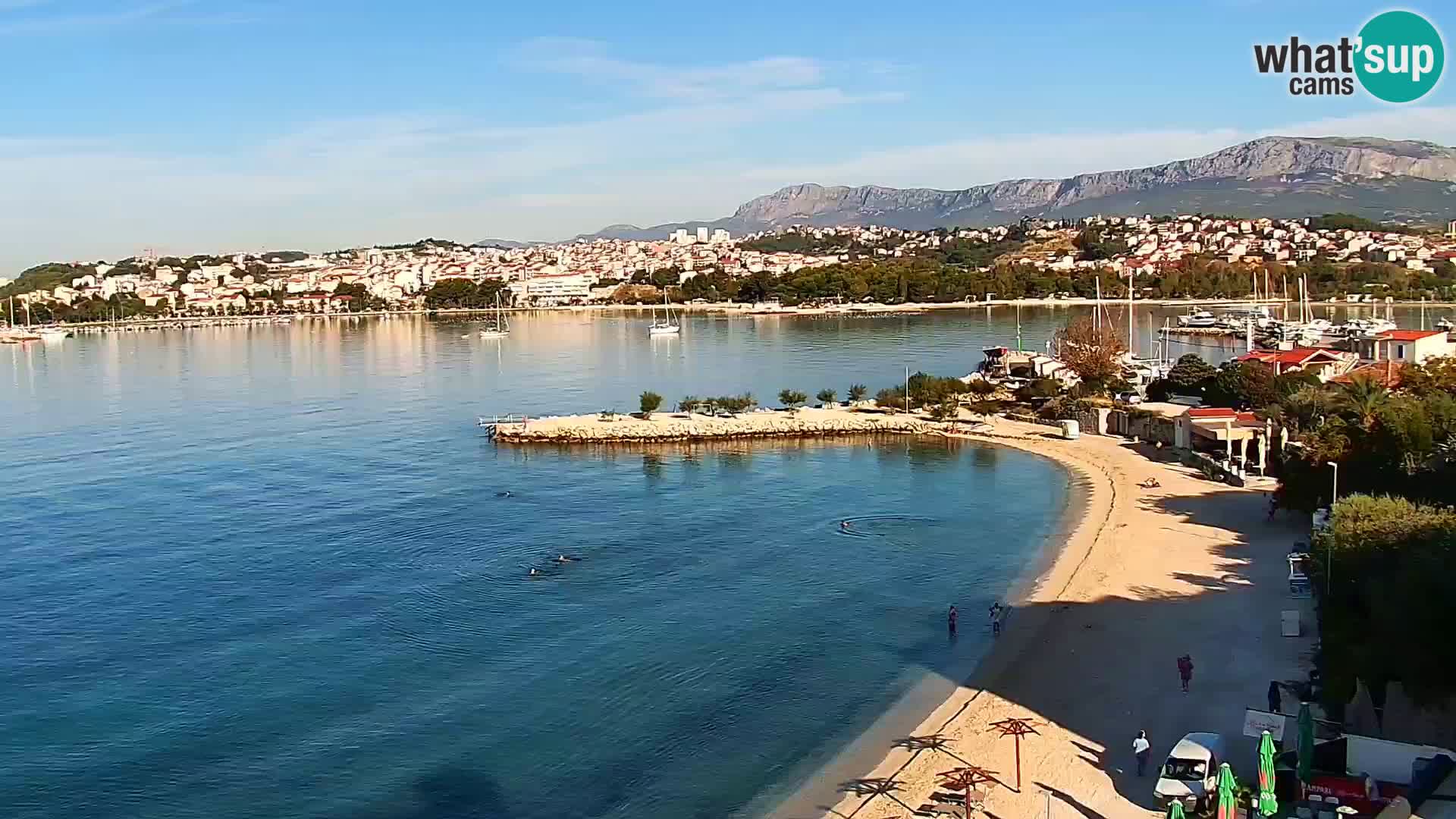 Webcam Playa de Podstrana – Vista en directo desde Hotel Split