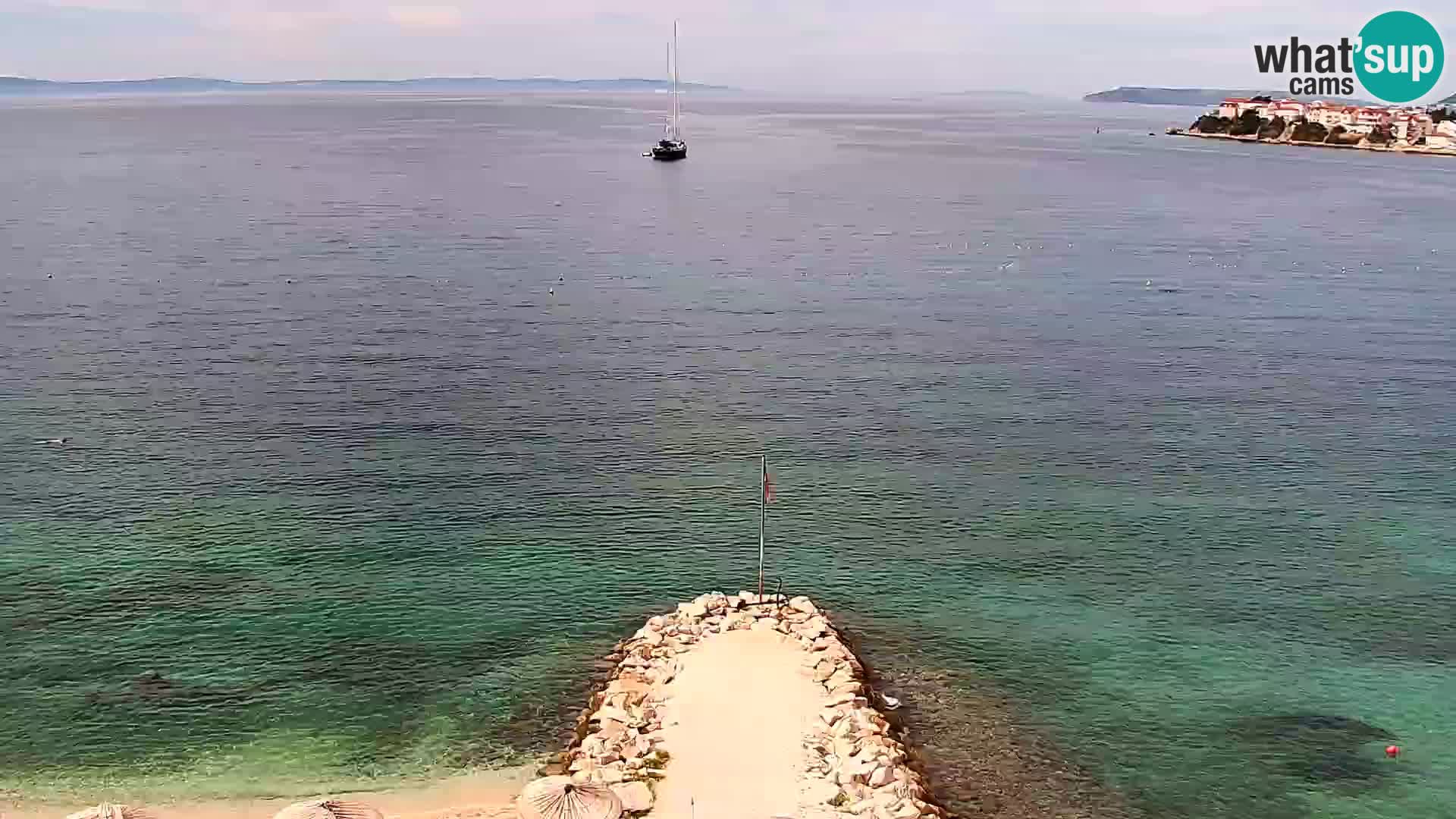 Podstrana Beach Webcam – Live View from Hotel Split