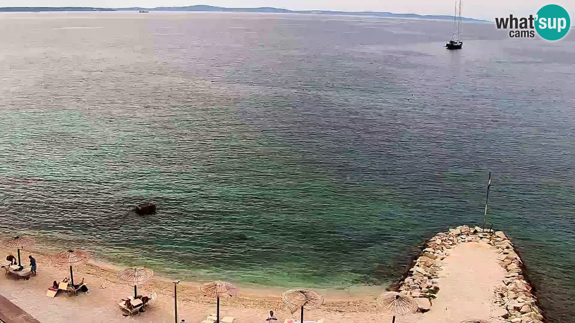 Podstrana Strand Webcam – Liveblick vom Hotel Split