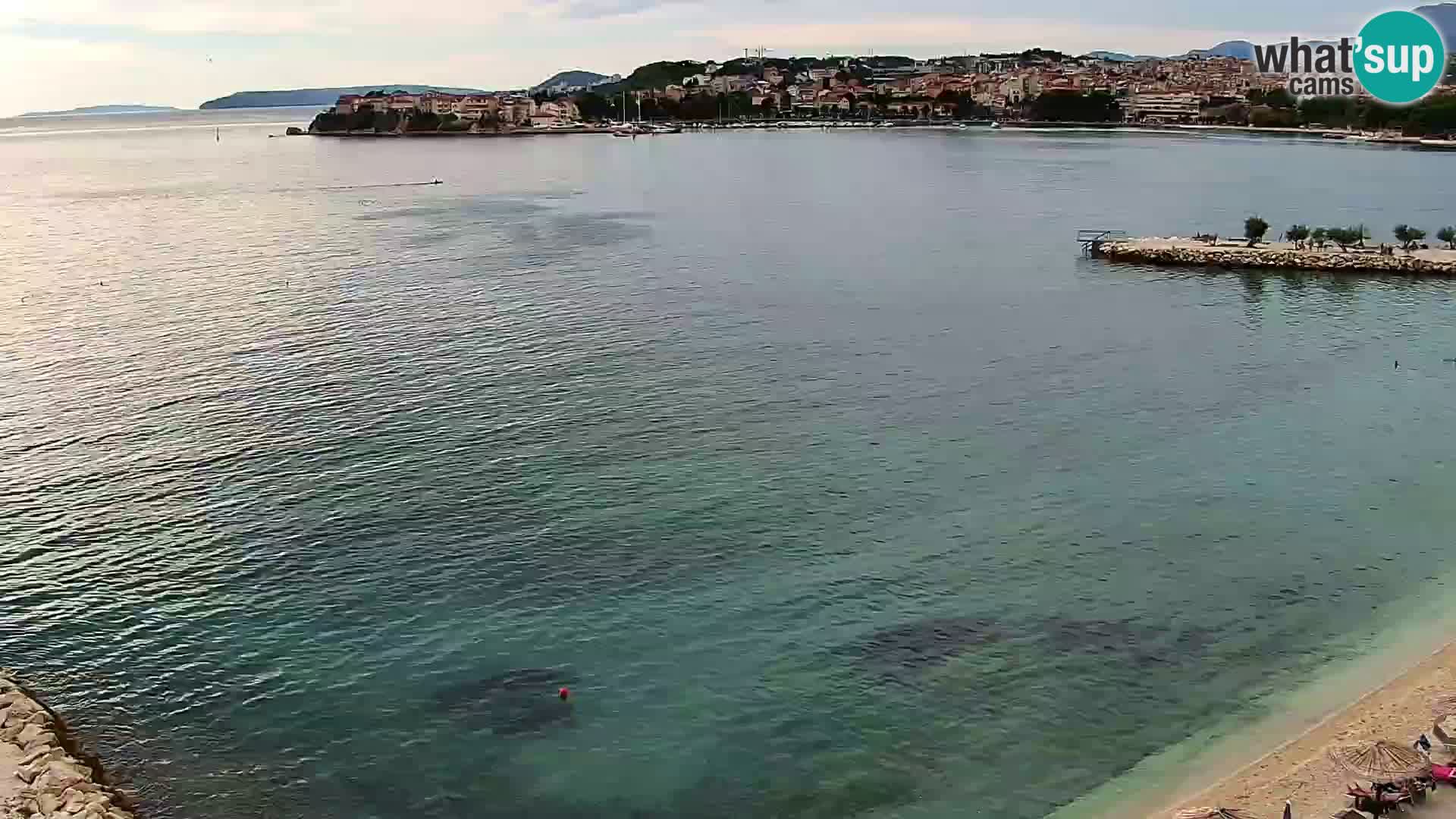 Spletna kamera Plaža Podstrana – Pogled v živo