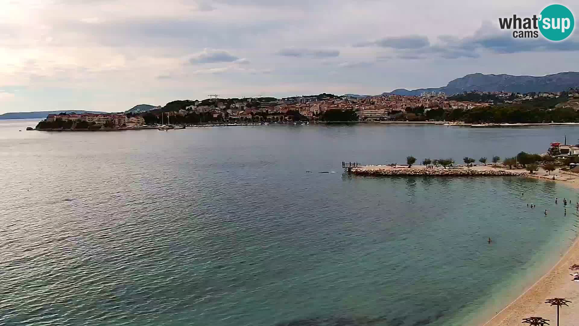 Webcam plage de Podstrana – Vue en direct depuis Hotel Split