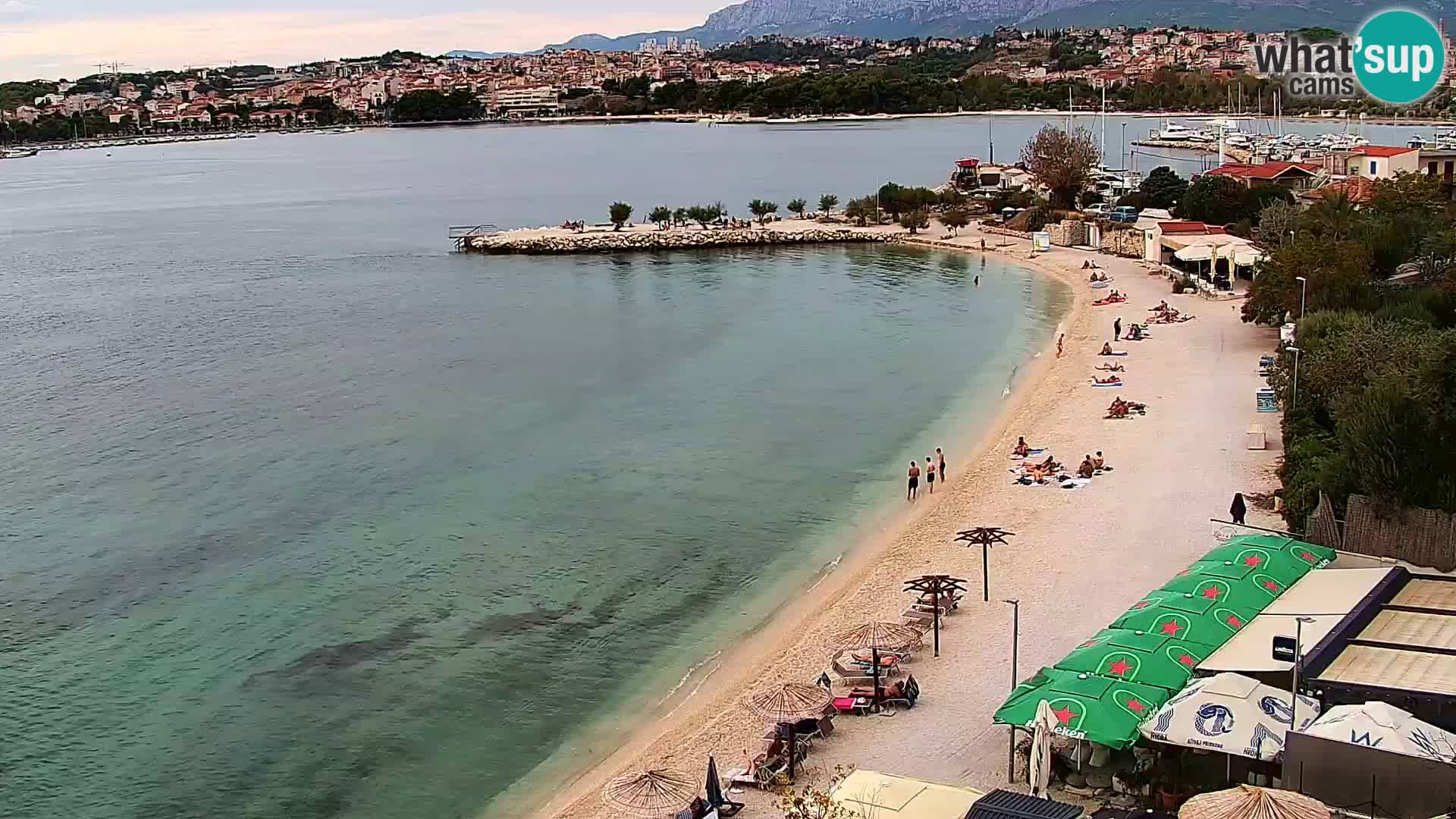 Webcam Playa de Podstrana – Vista en directo desde Hotel Split