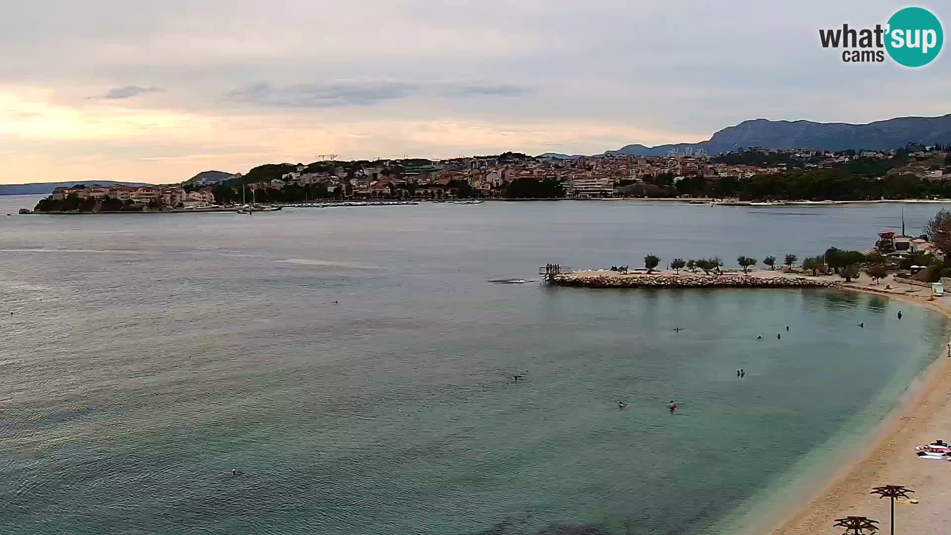 Podstrana Strand Webcam – Liveblick vom Hotel Split