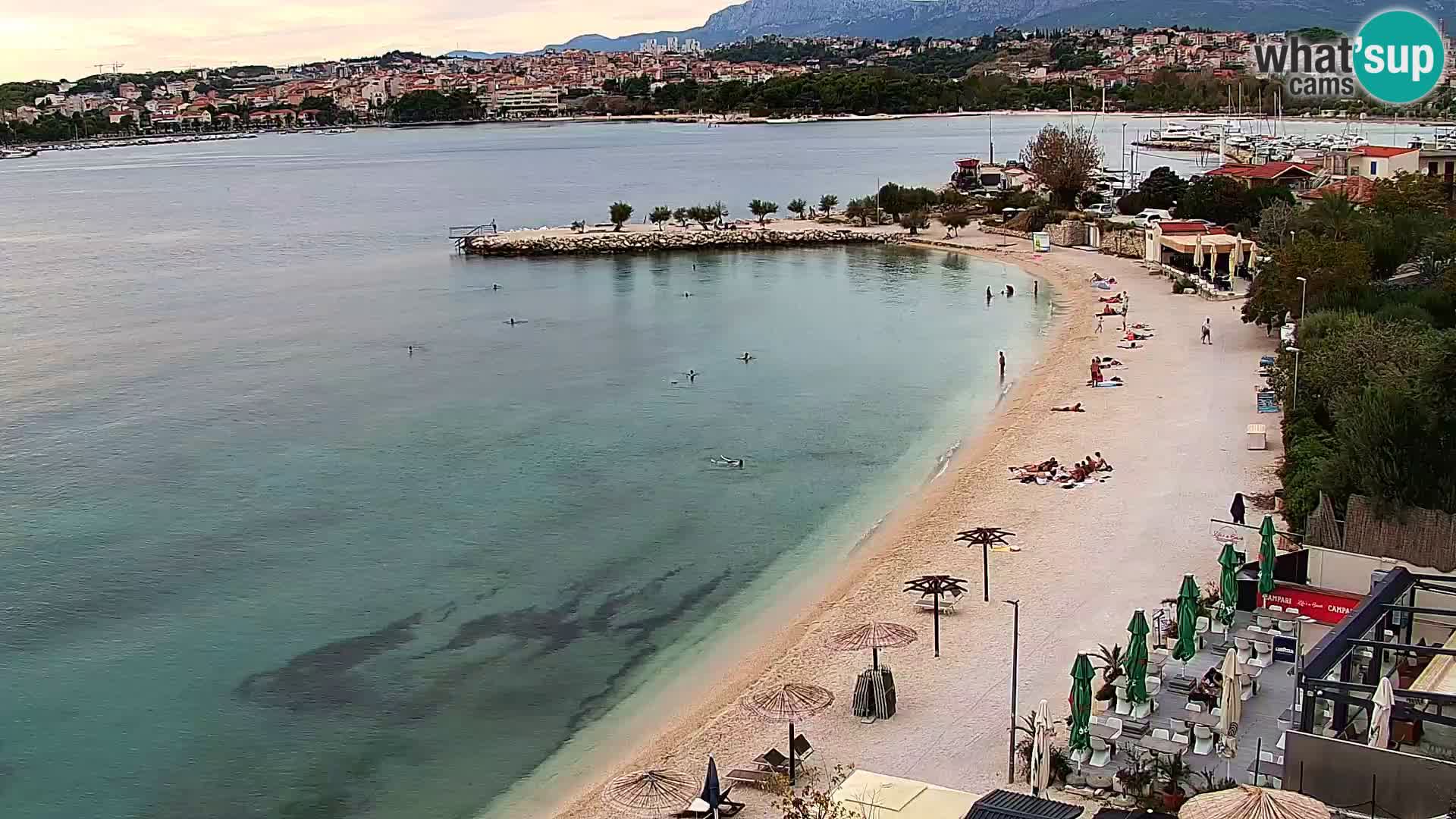 Podstrana Strand Webcam – Liveblick vom Hotel Split