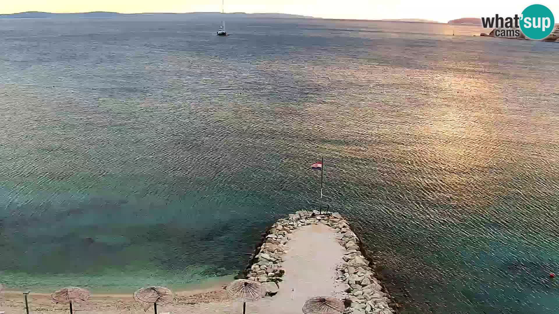 Webcam plage de Podstrana – Vue en direct depuis Hotel Split