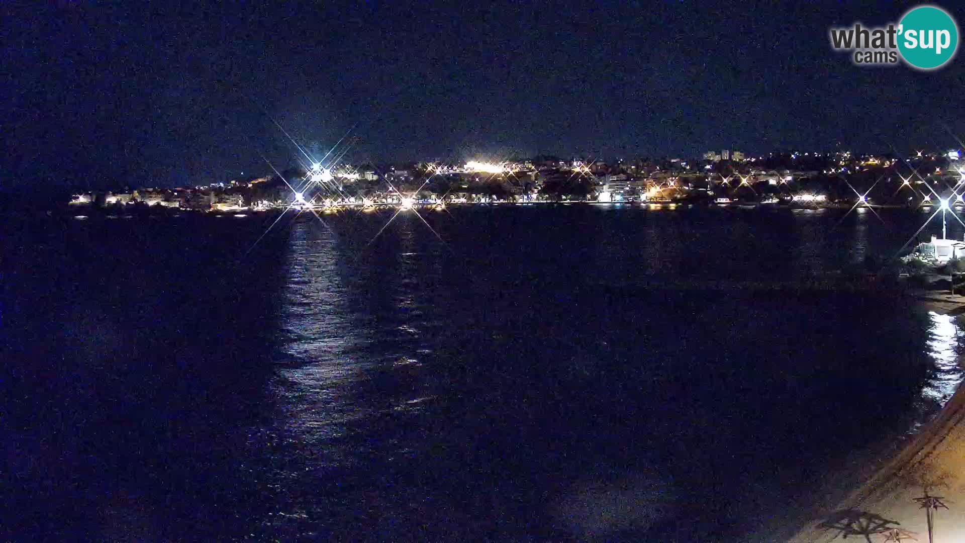 Webcam plage de Podstrana – Vue en direct depuis Hotel Split