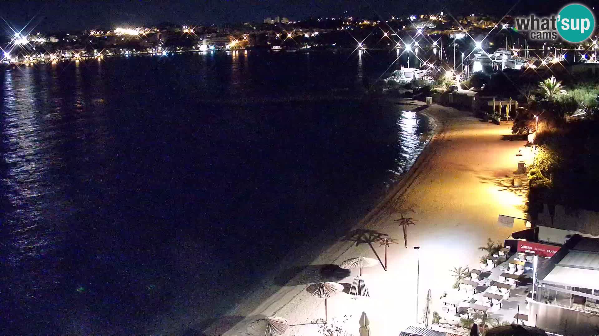 Spletna kamera Plaža Podstrana – Pogled v živo