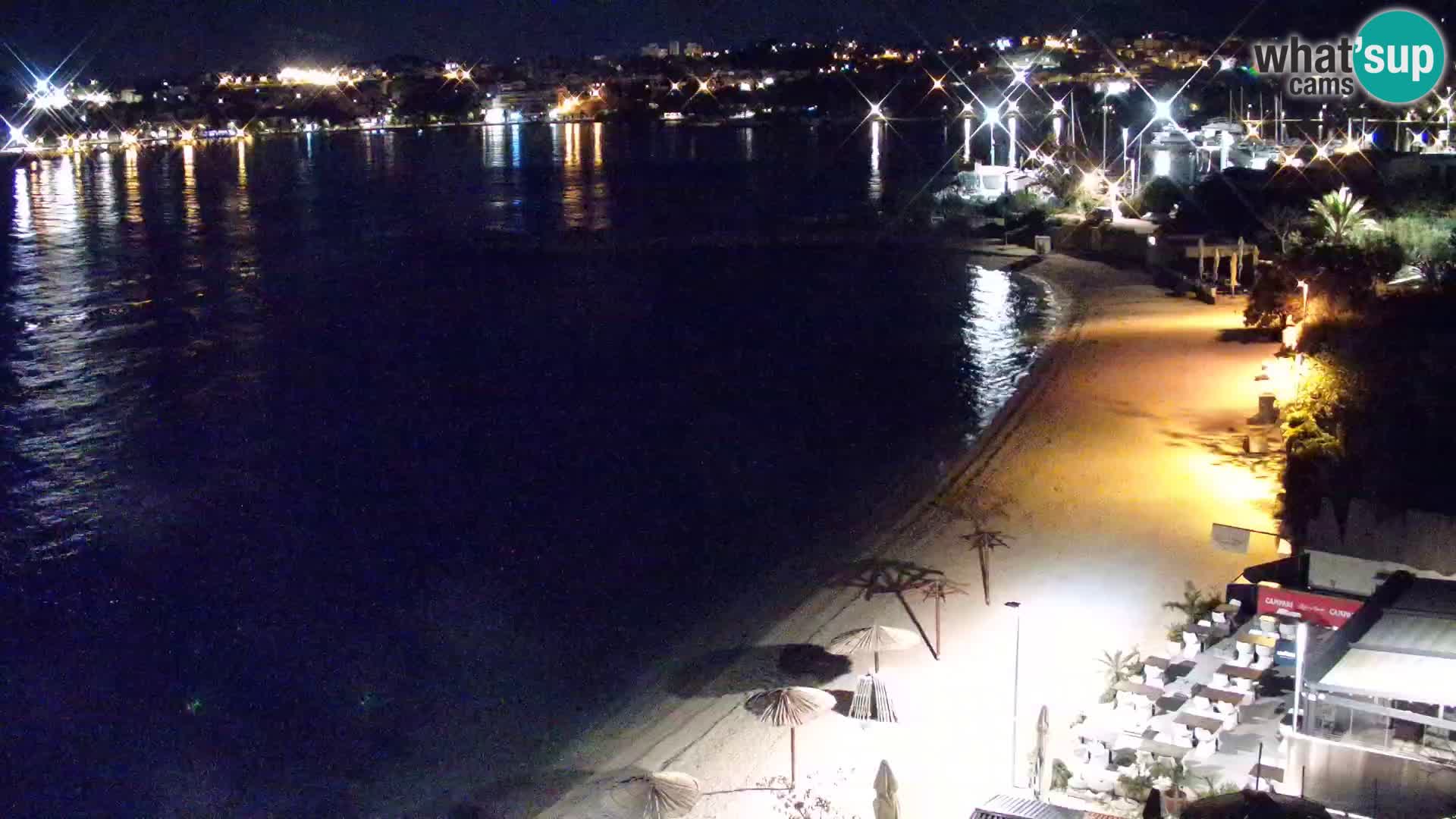 Spletna kamera Plaža Podstrana – Pogled v živo