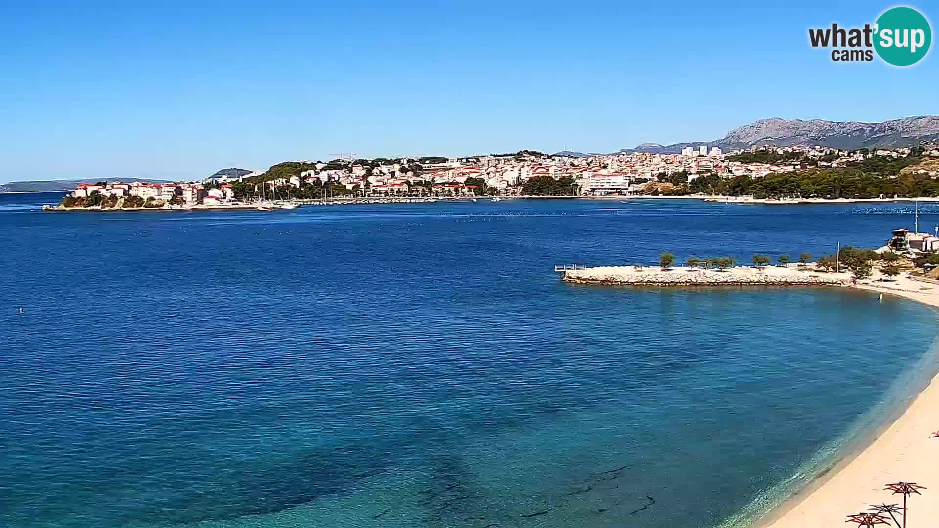 Podstrana Strand Webcam – Liveblick vom Hotel Split
