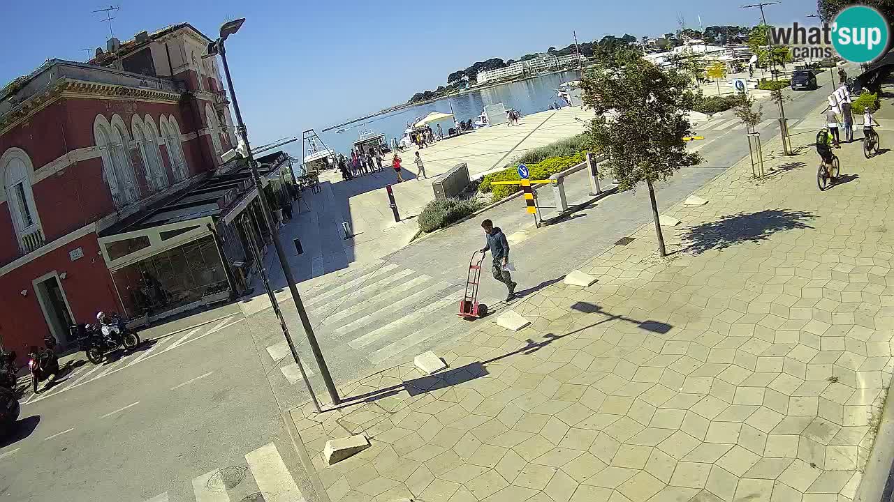 Spletna kamera Poreč – Grand Hotel Palazzo