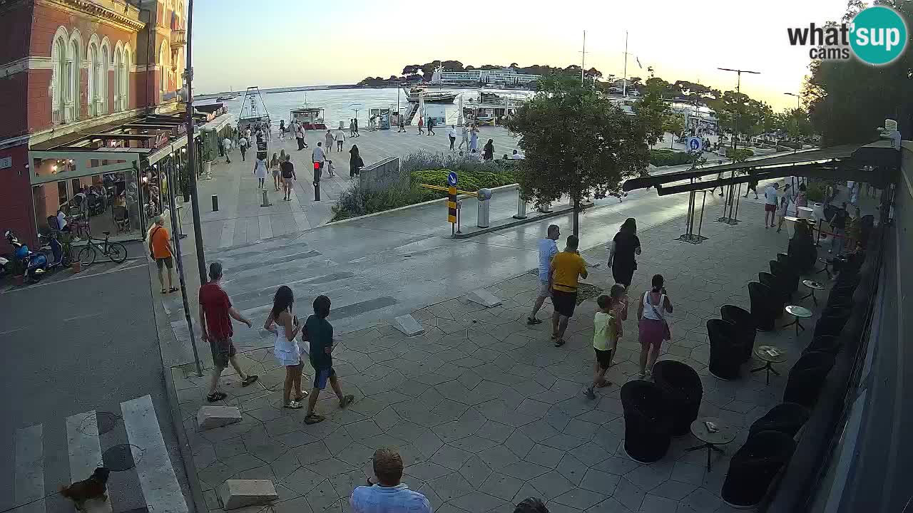 Spletna kamera Poreč – Grand Hotel Palazzo