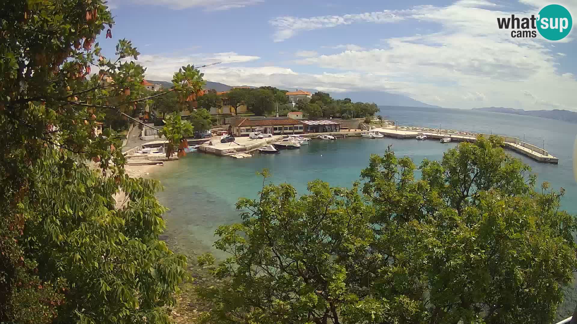 Spletna kamera Povile – Plaža (Novi Vinodolski)