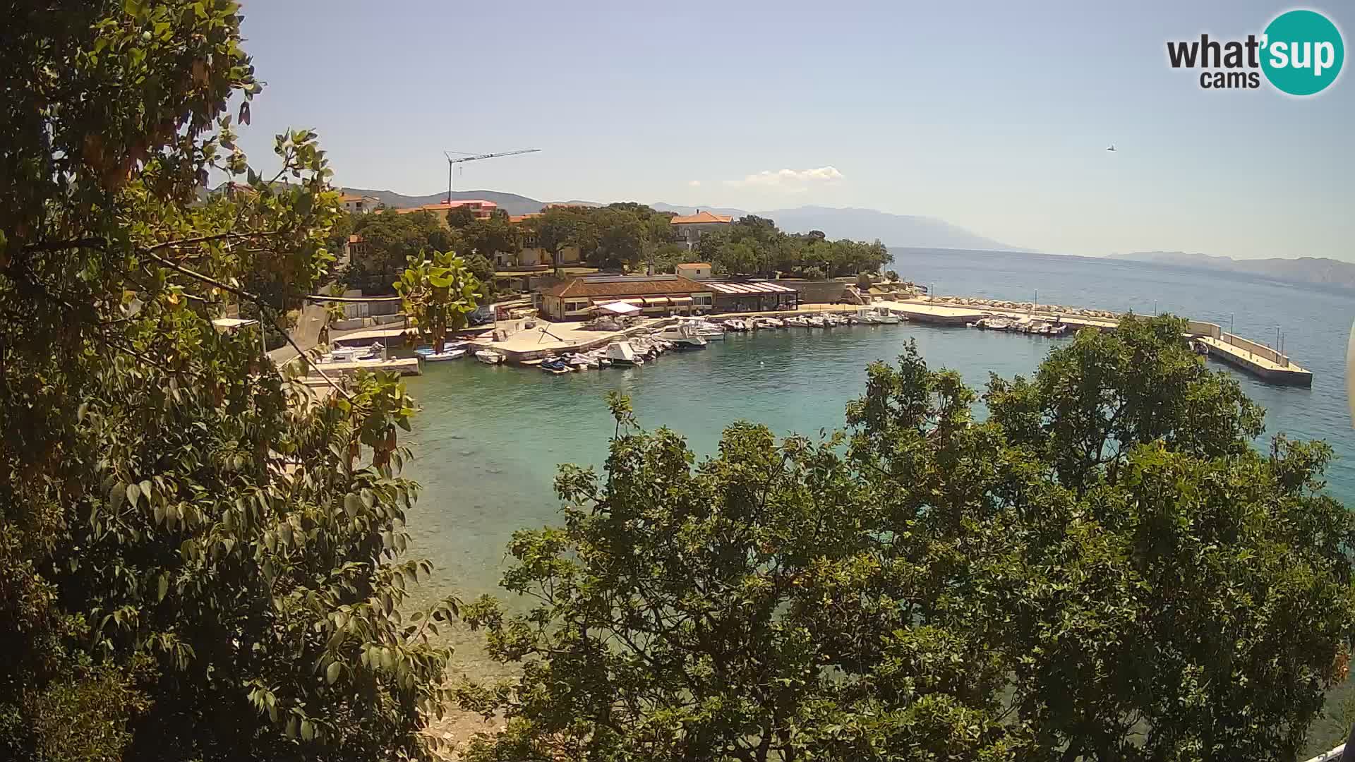 Spletna kamera Povile – Plaža (Novi Vinodolski)