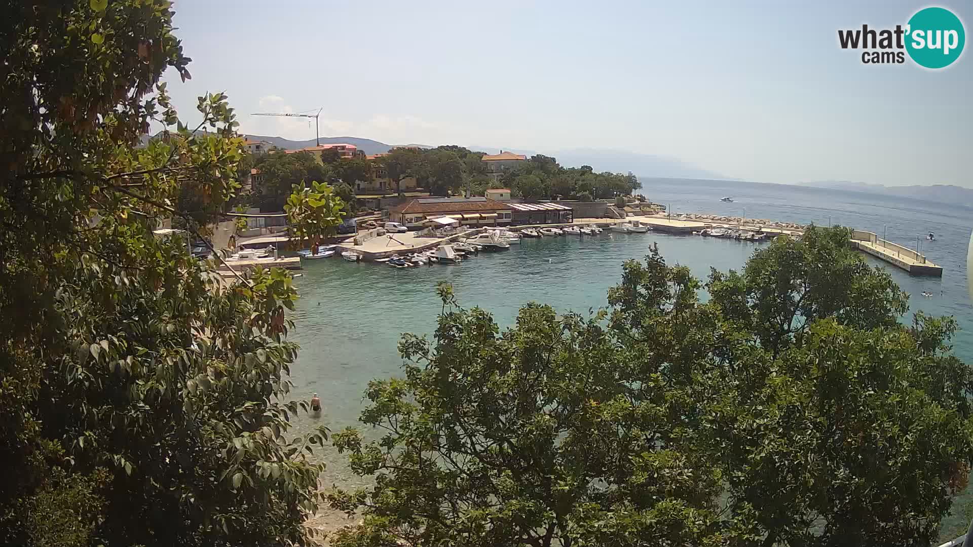 Spletna kamera Povile – Plaža (Novi Vinodolski)