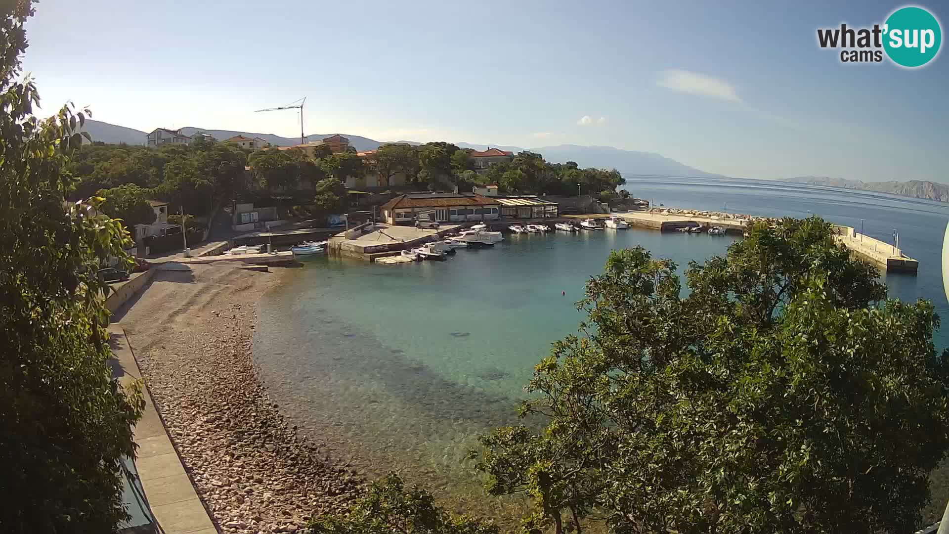 Webcam Live Povile – Beach (Novi Vinodolski)