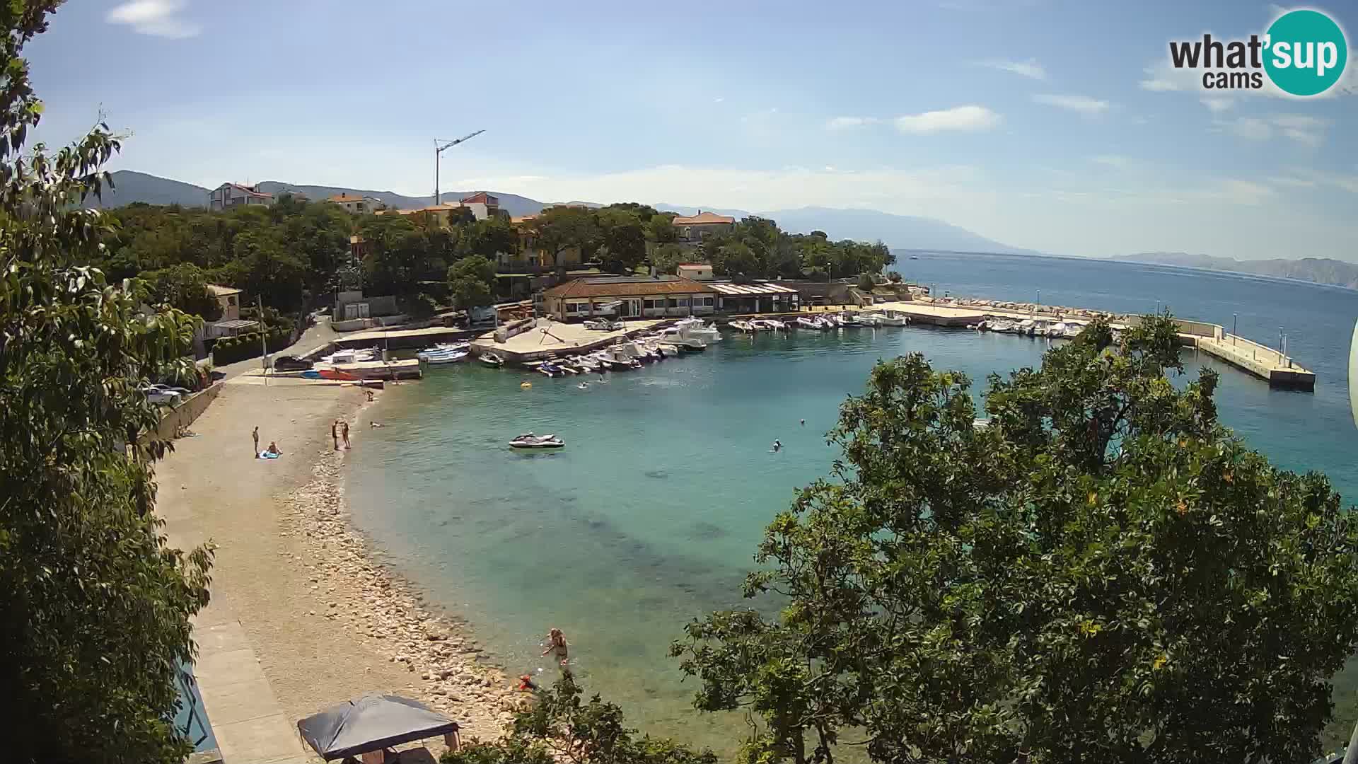 Webcam Live Povile – Beach (Novi Vinodolski)