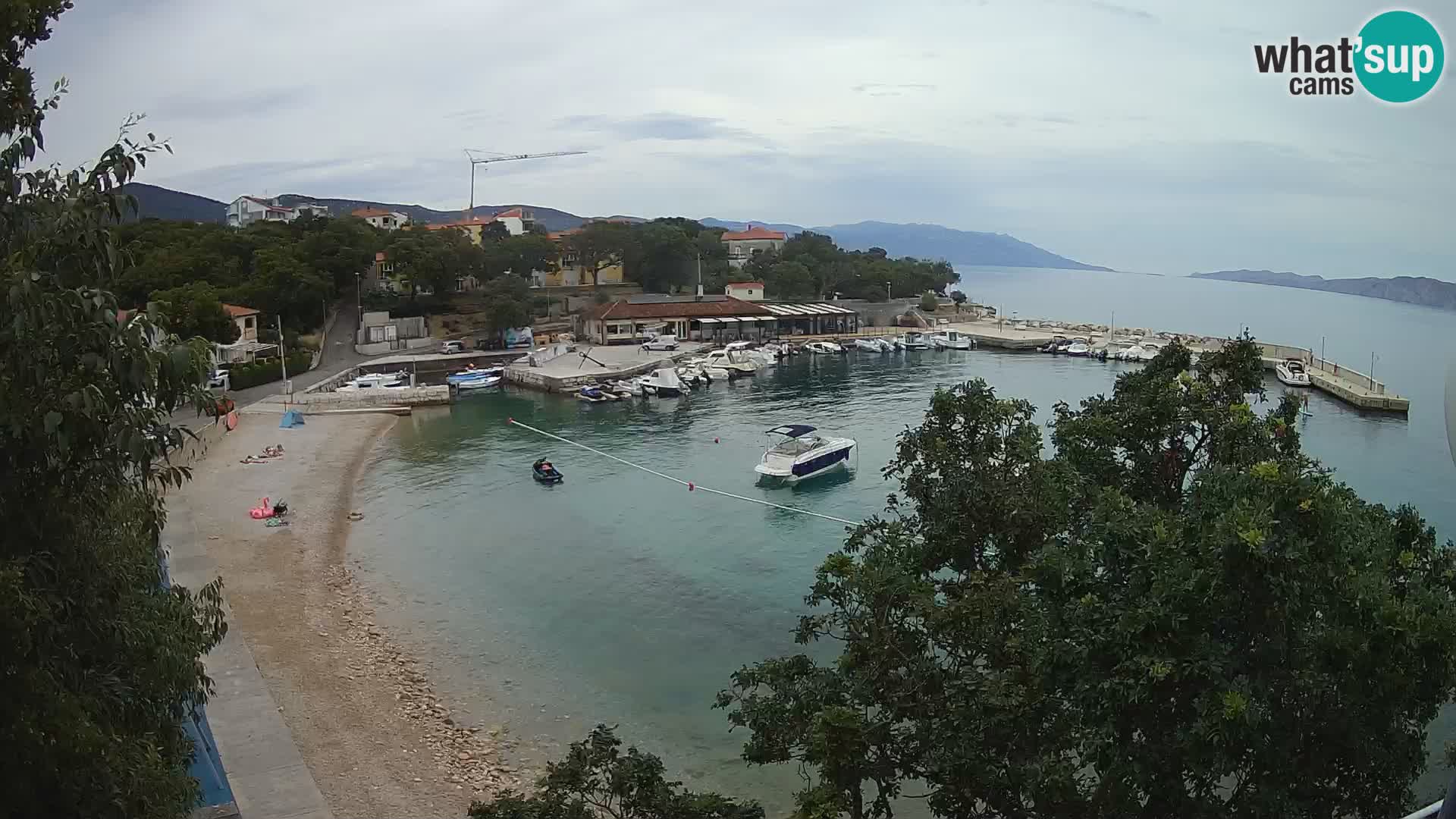 Webcam Live Povile – Beach (Novi Vinodolski)