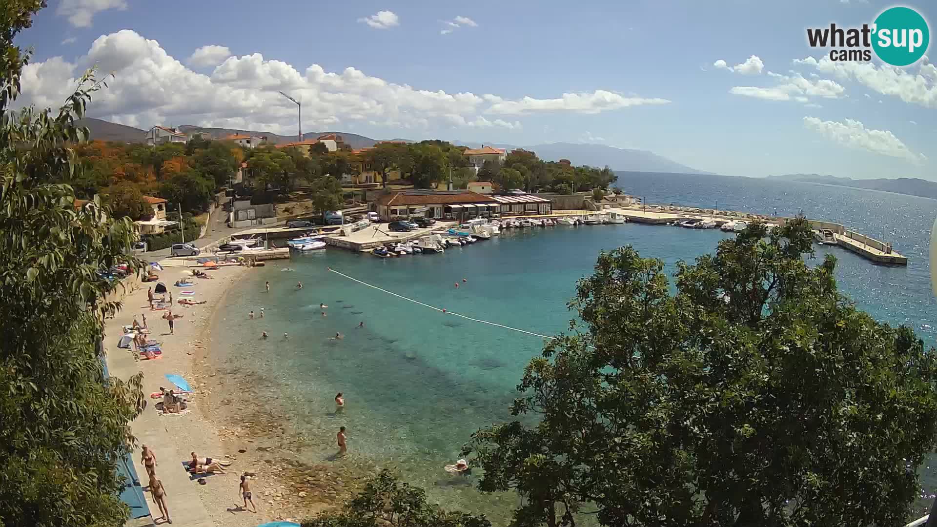 Webcam Live Povile – Beach (Novi Vinodolski)
