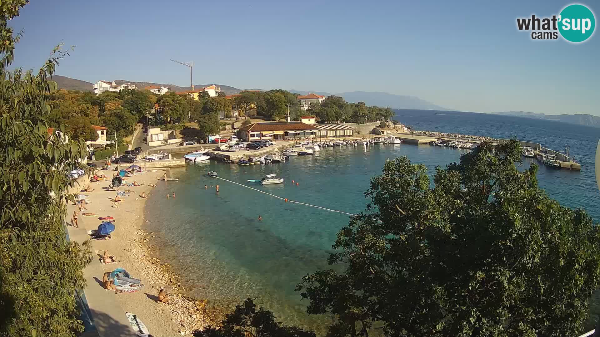Spletna kamera Povile – Plaža (Novi Vinodolski)
