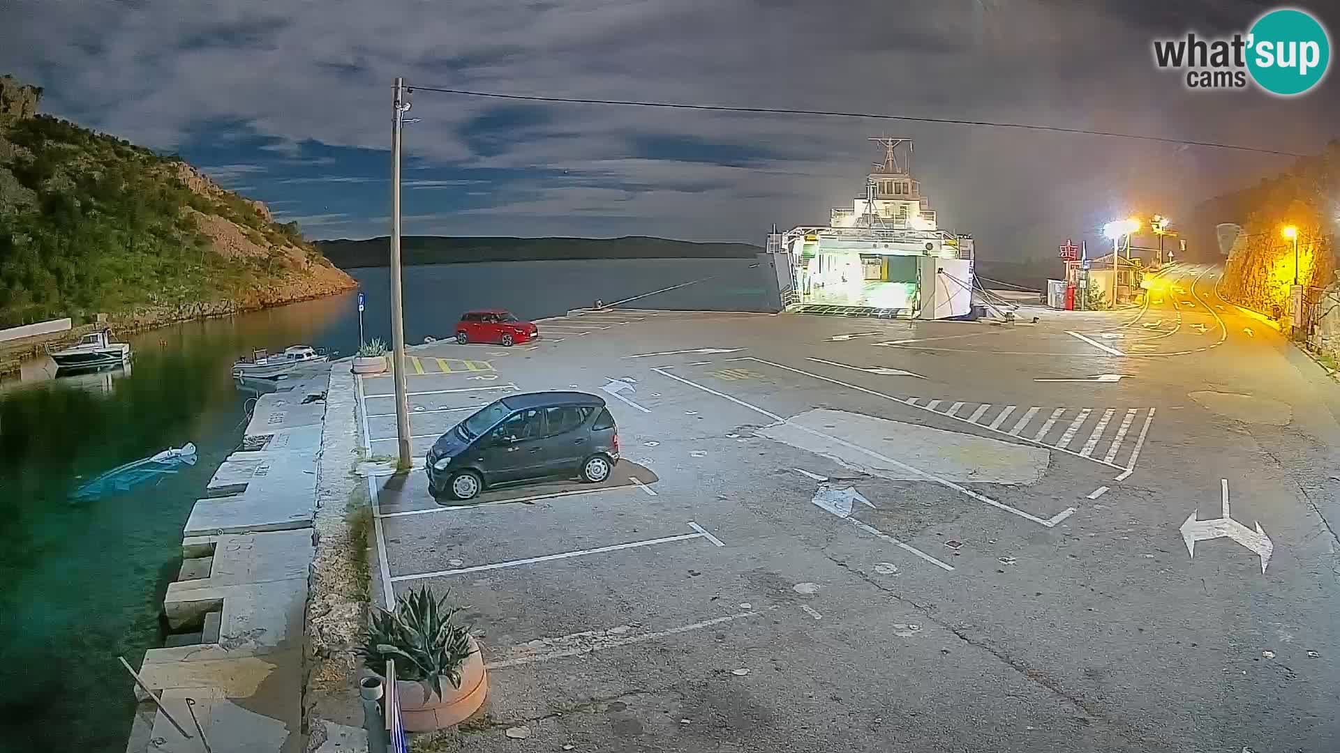 Webcam porto traghetti di Prizna – per l’isola di Pag