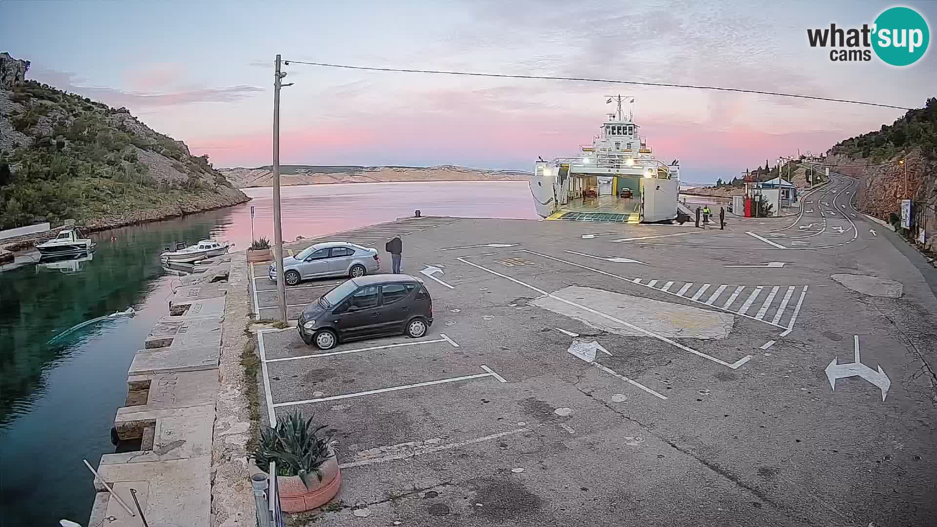 Webcam porto traghetti di Prizna – per l’isola di Pag