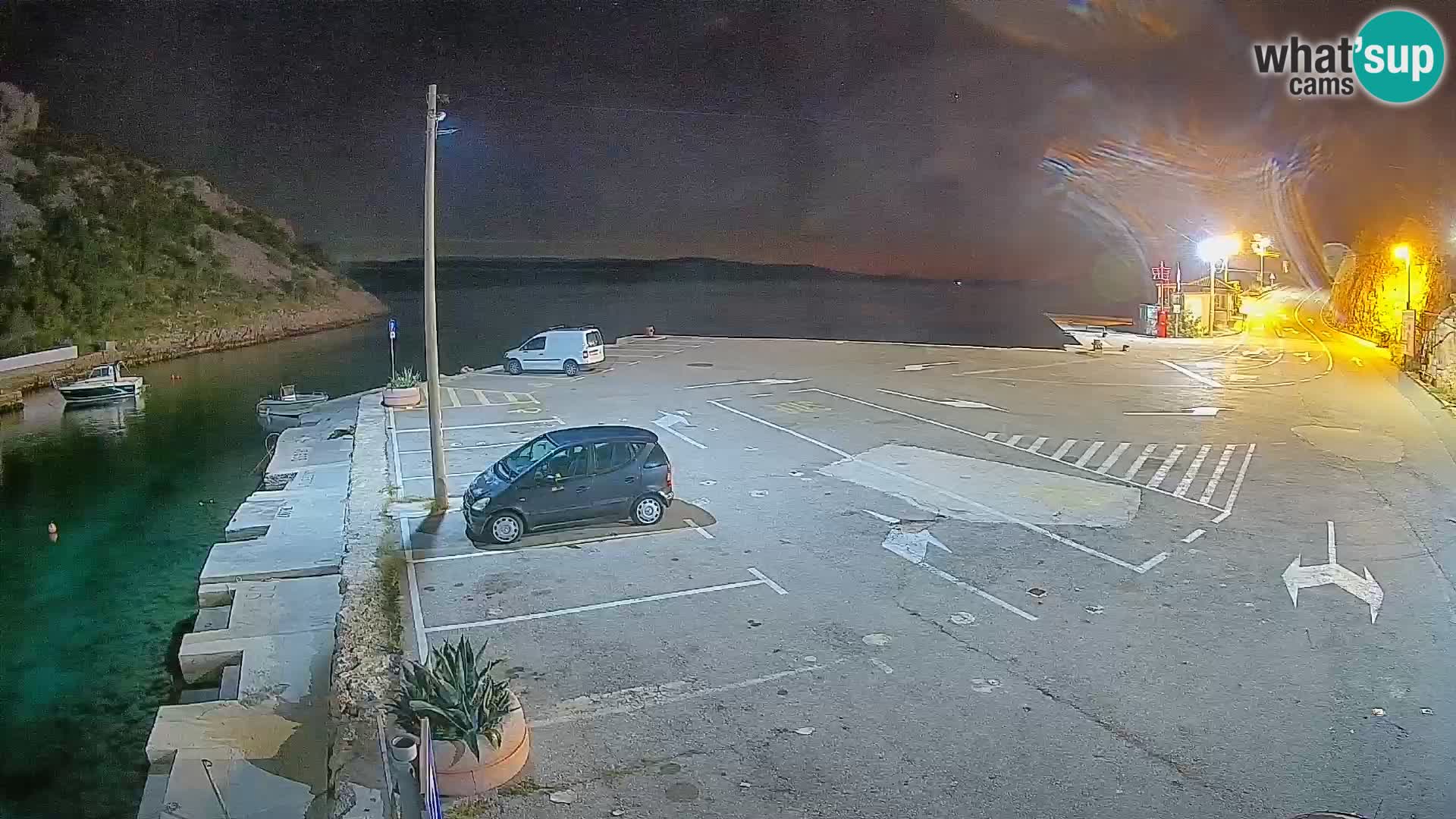 Webcam Fährhafen Prizna – zur Insel Pag
