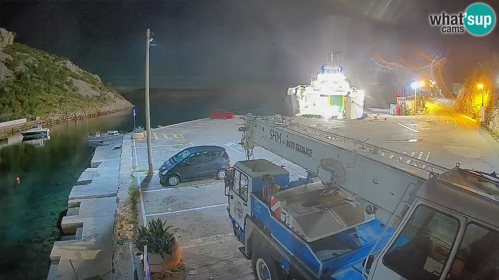 Webcam porto traghetti di Prizna – per l’isola di Pag