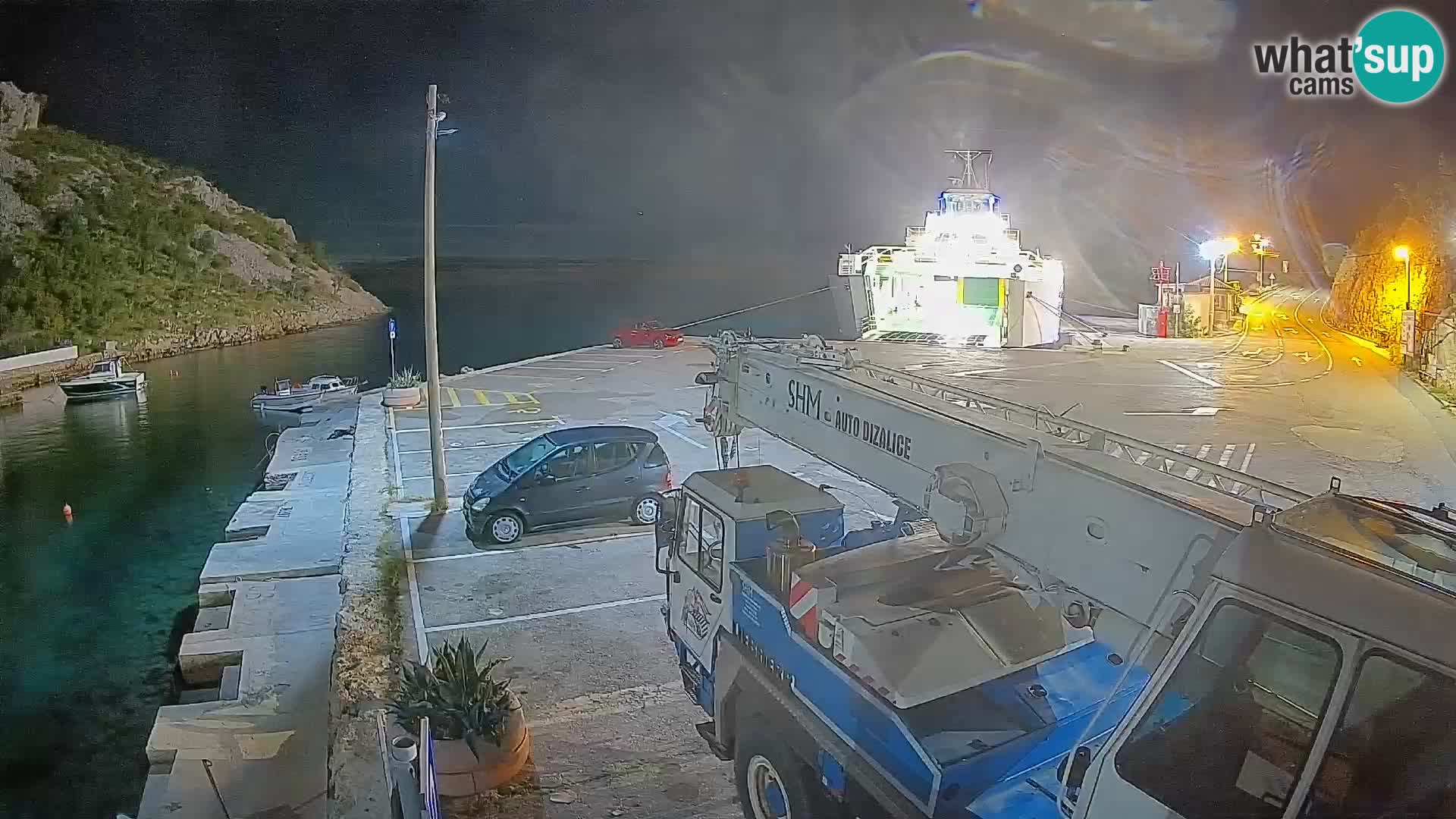 Webcam porto traghetti di Prizna – per l’isola di Pag
