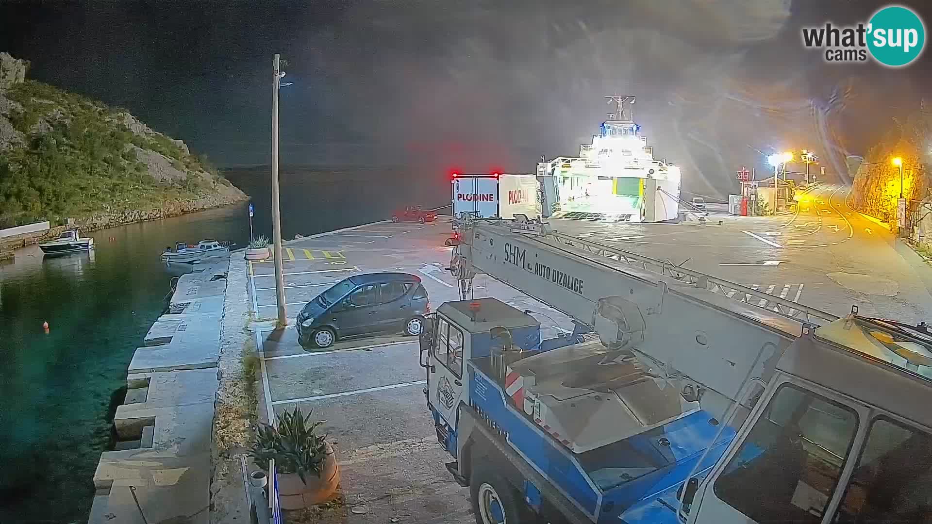 Webcam porto traghetti di Prizna – per l’isola di Pag